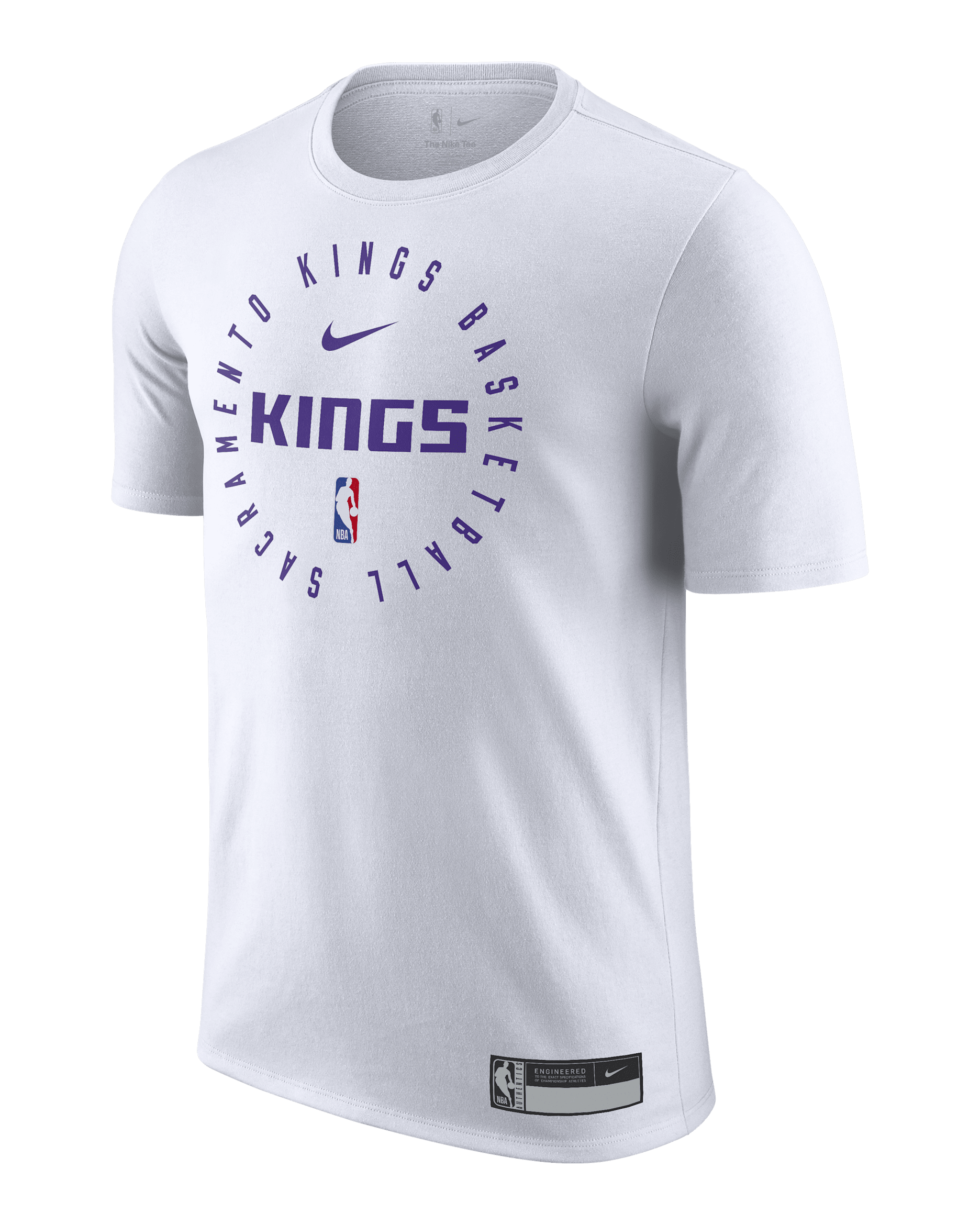 Sacramento Kings Men's Nike Dri-FIT NBA T-Shirt - White