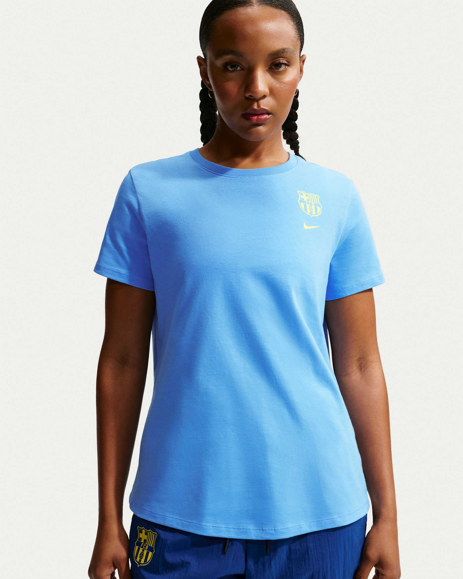 FC Barcelona Supporter Nike Football T-skjorte til dame - University Blue