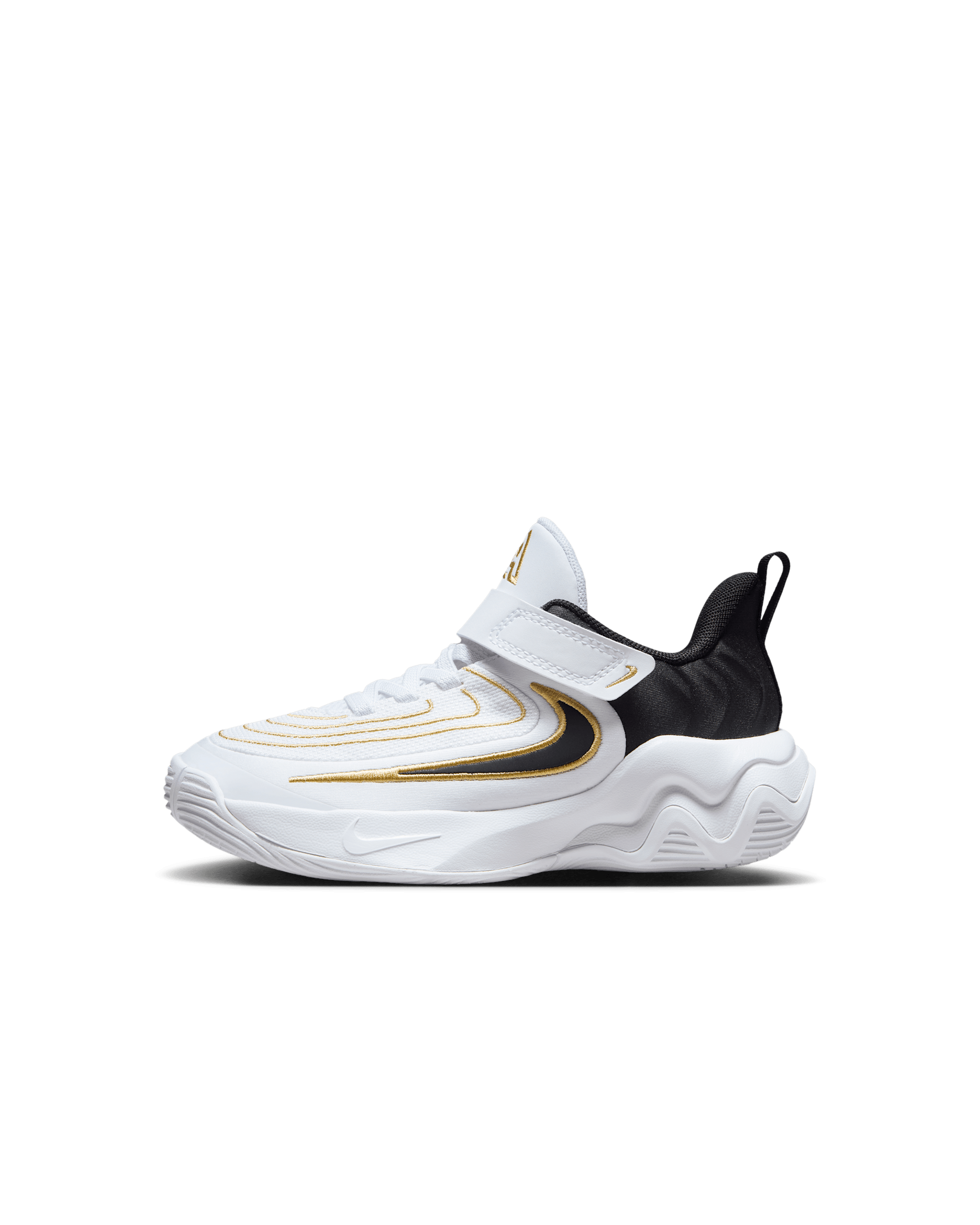 Giannis Immortality 4 Little Kids' Shoes - White/Metallic Gold/Black