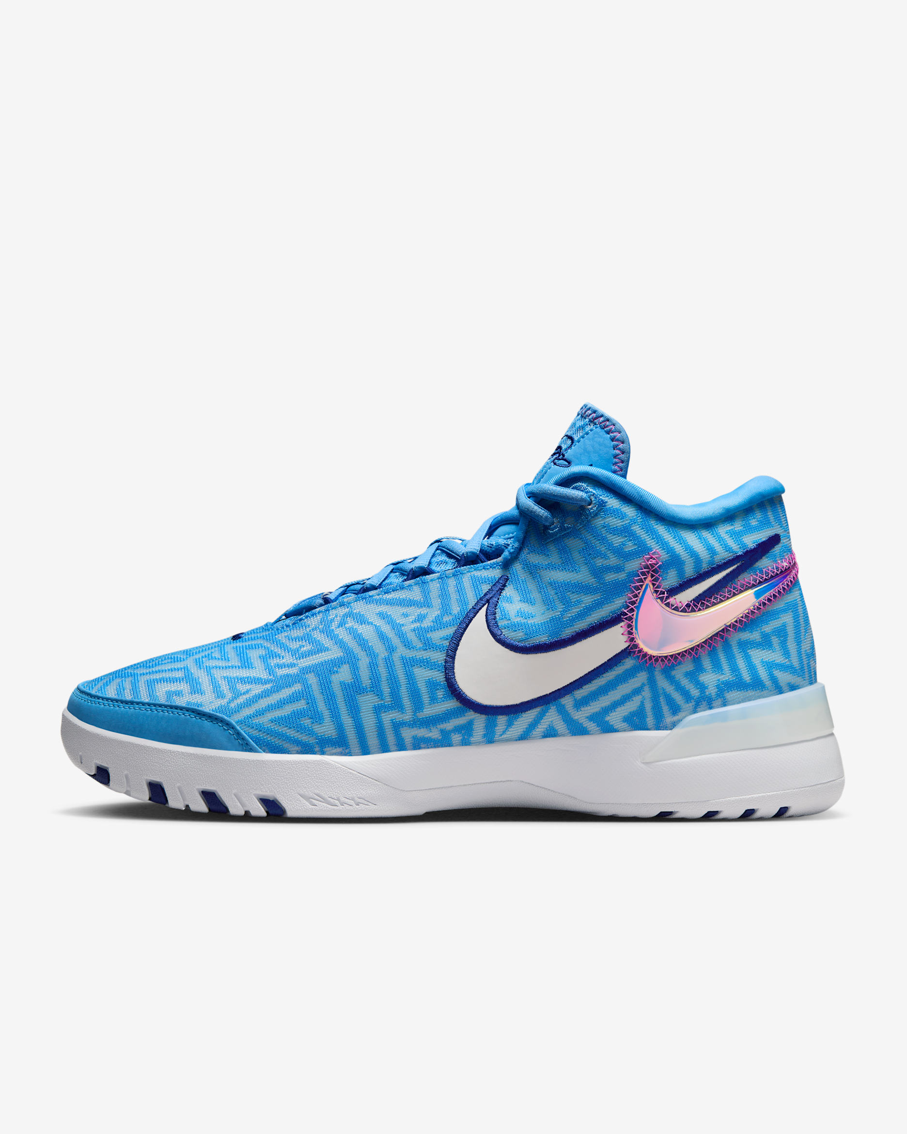 LeBron NXXT Genisus EP Basketball Shoes - University Blue/Deep Royal Blue/Fire Pink/White