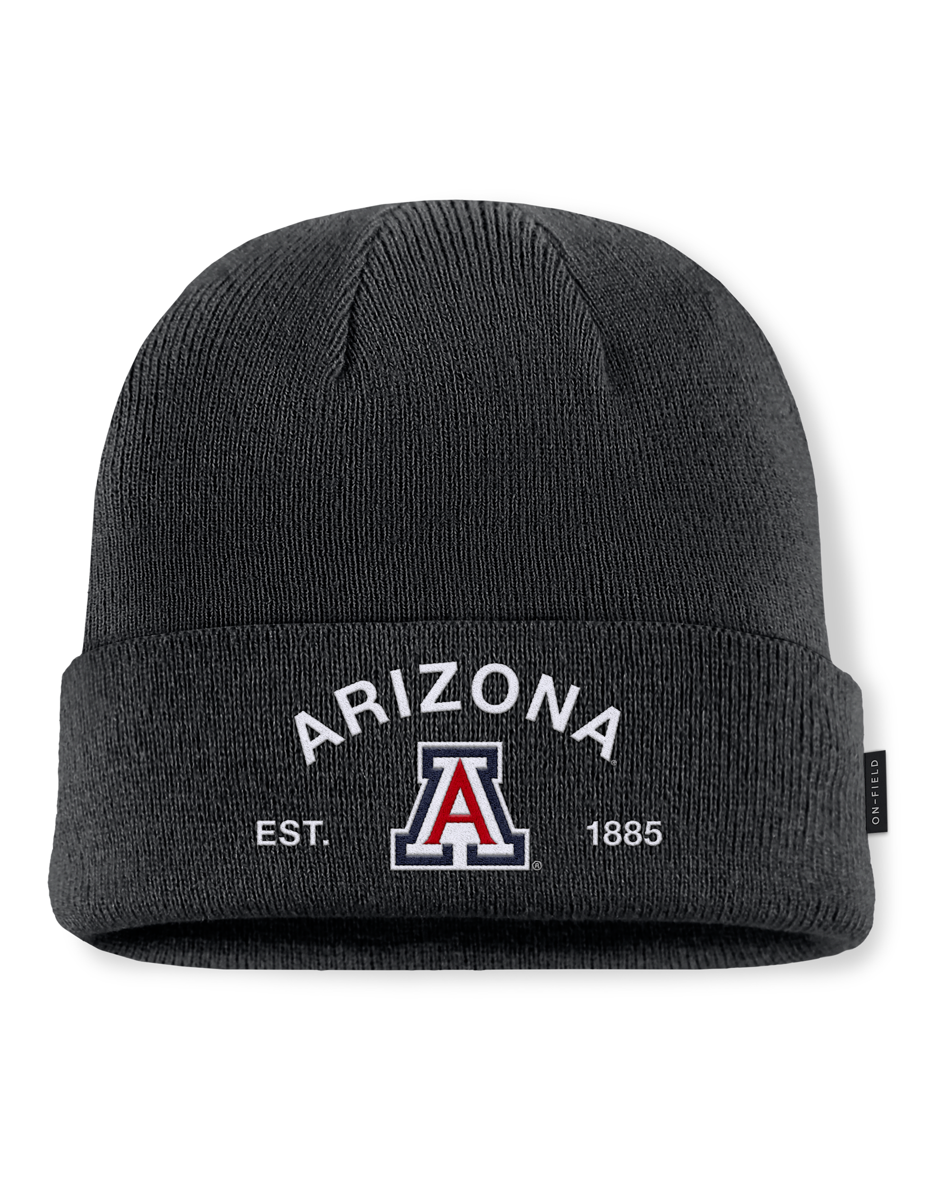 Gorro con dobladillo universitario Nike para hombre Arizona 2025 Military Appreciation - Negro