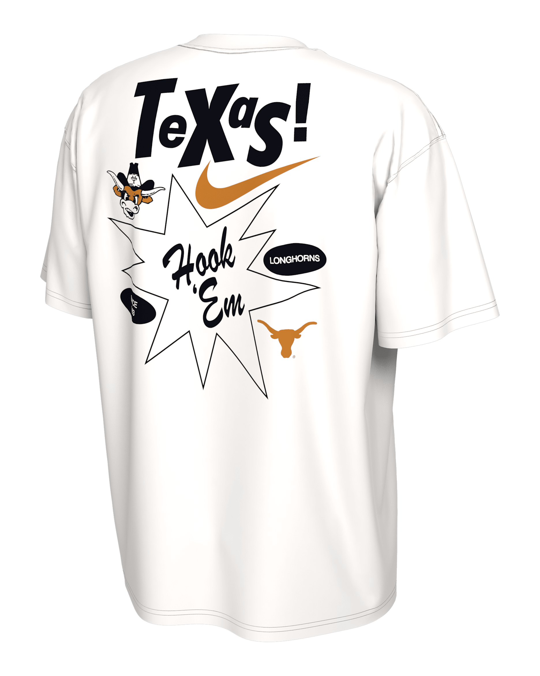 Texas Nike College T-Shirt - White