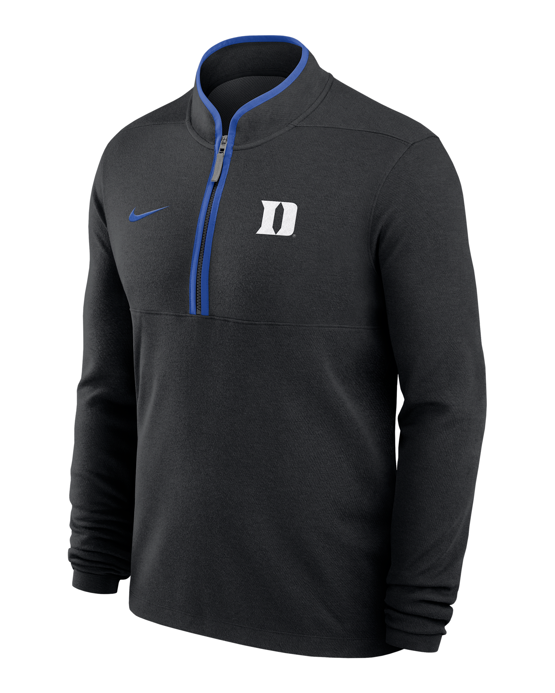 Duke Victory Men's Nike Dri-FIT College 1/2-Zip Long-Sleeve Top - Black