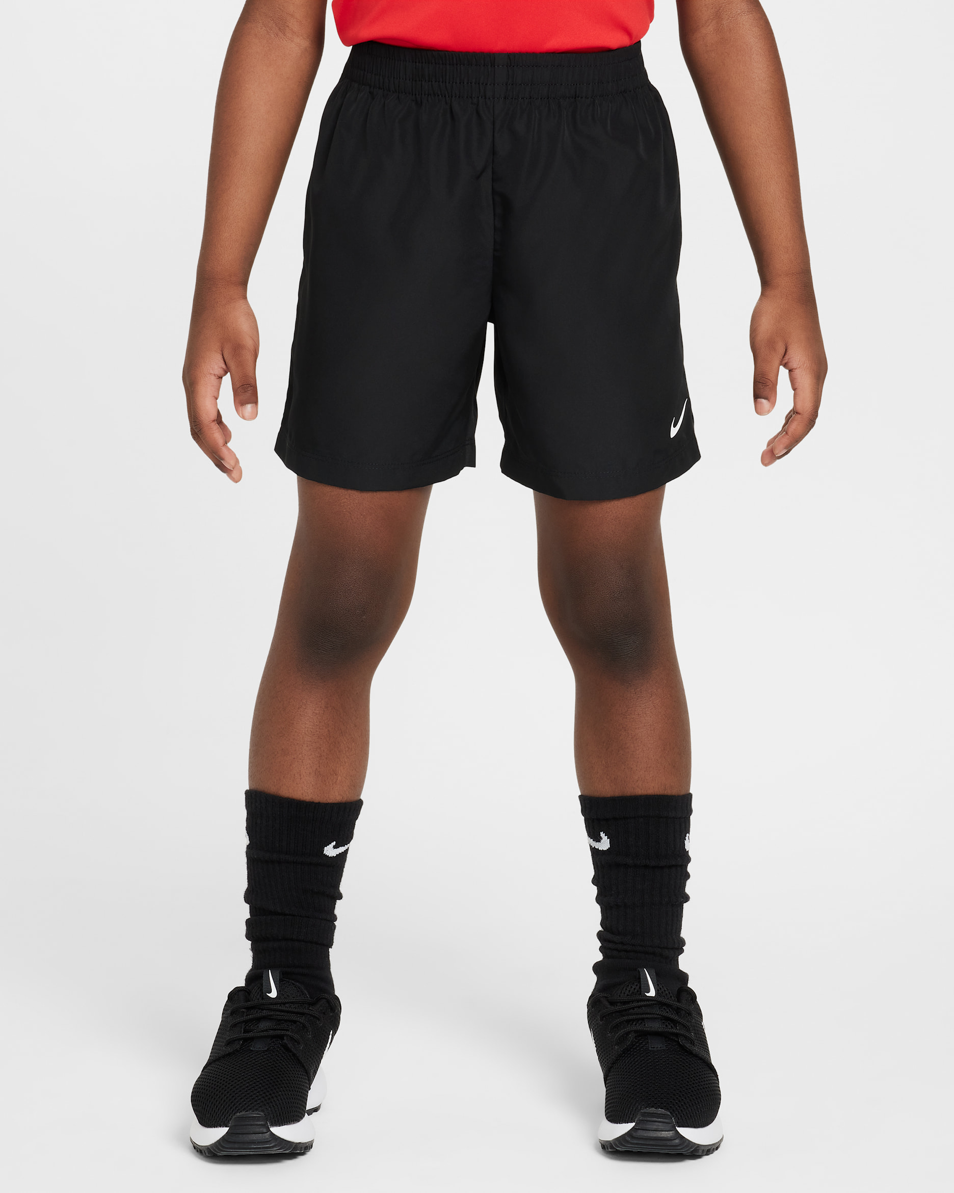 Shorts de tejido Woven para preescolar Icon Nike Dri-FIT - Negro