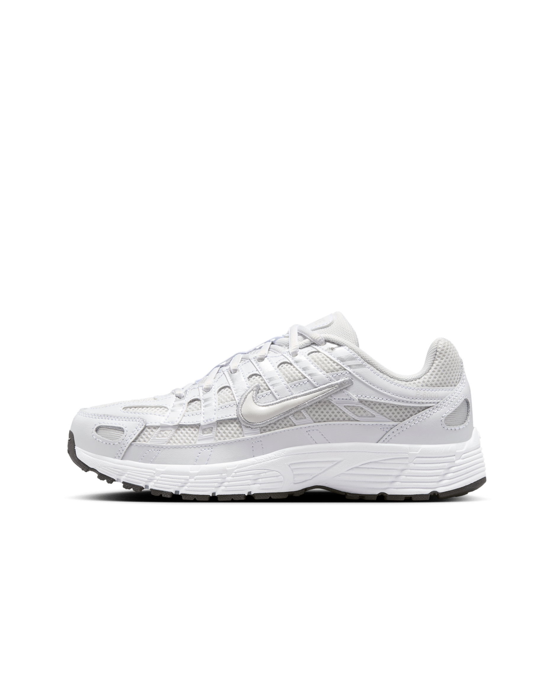 Chaussures Nike P-6000 pour ado - Platinum Tint/Blanc/Metallic Silver/Platinum Tint