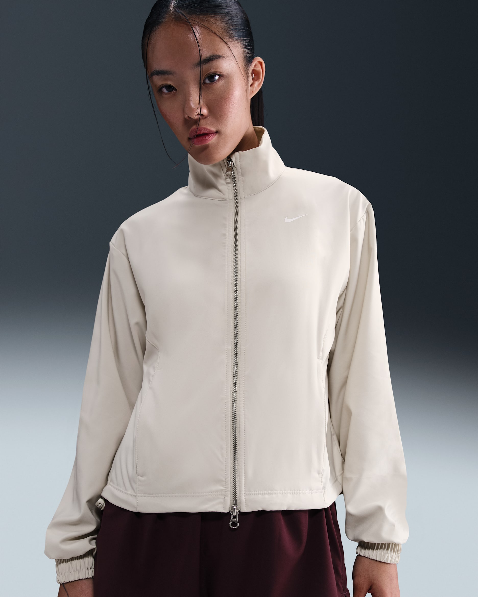 나이키 원 여성 드라이 핏 재킷 - 라이트 본