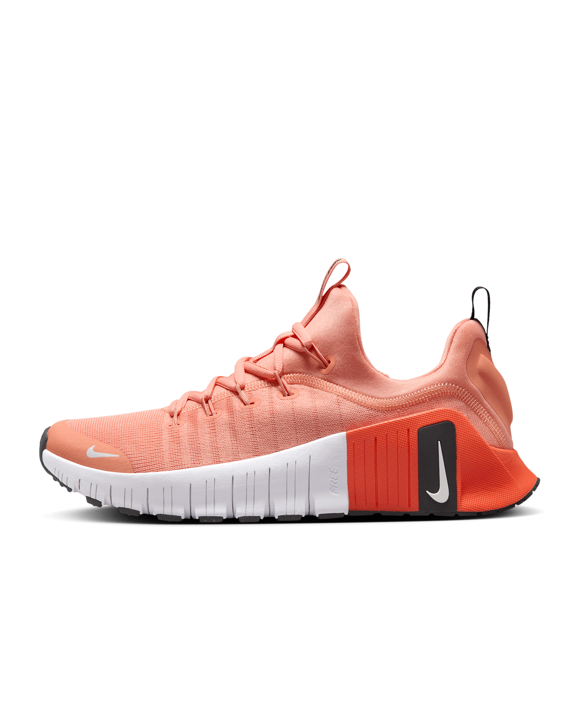 Nike Free Metcon 6 Women's Workout Shoes - Apricot Agate/Turf Orange/Black/White