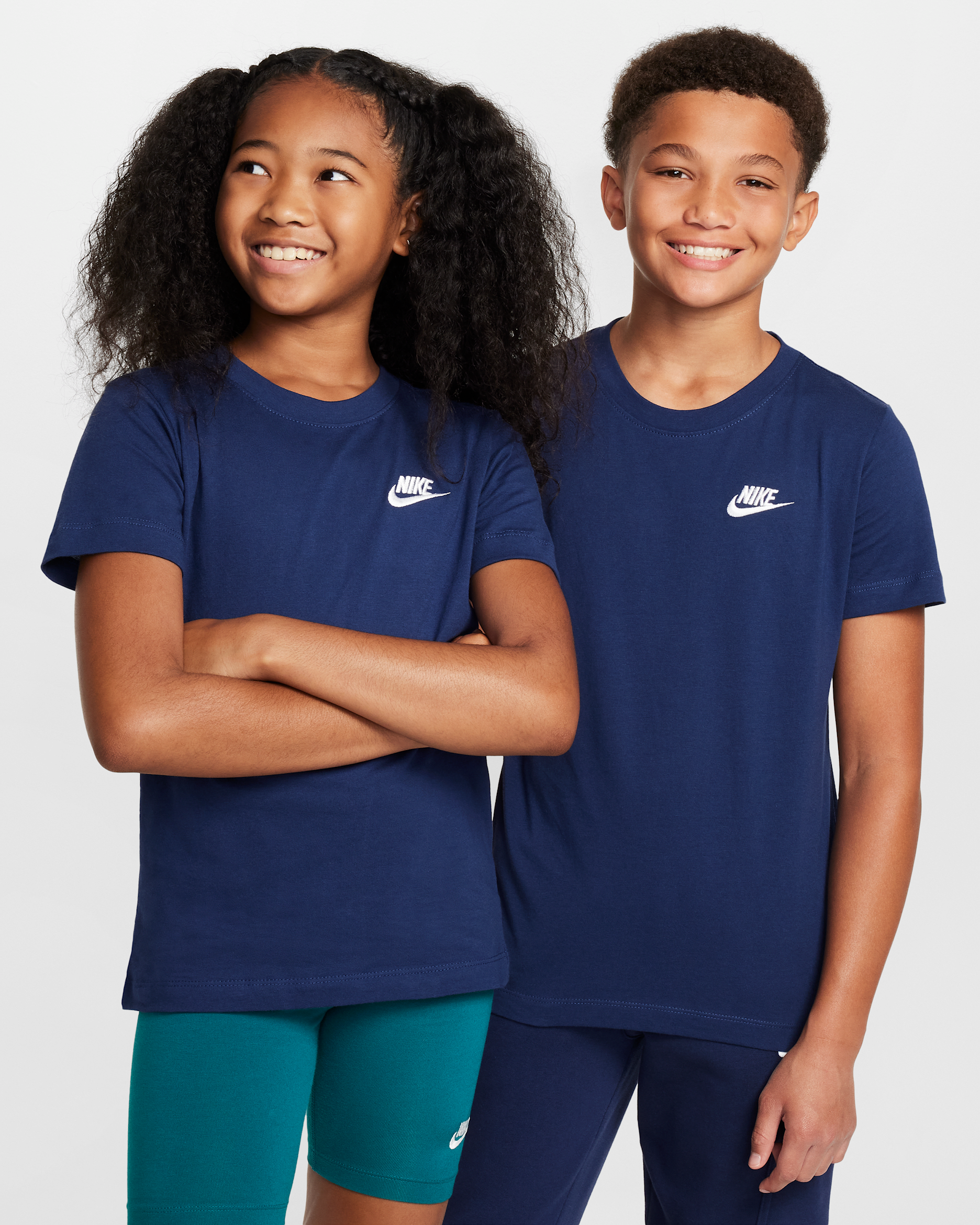 Nike Sportswear Big Kids' T-Shirt - Midnight Navy