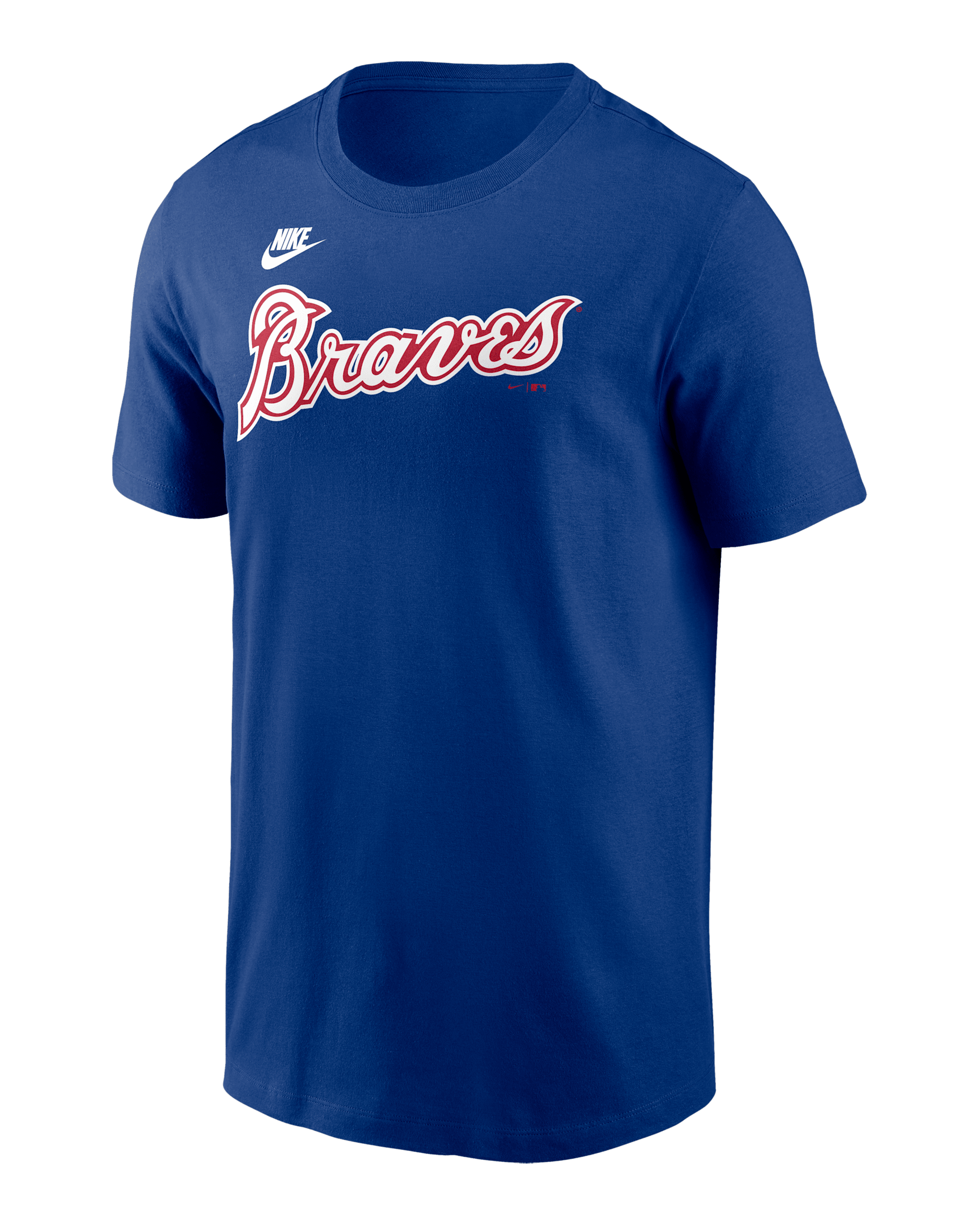 Hank Aaron Atlanta Braves Cooperstown Fuse Men's Nike MLB T-Shirt - Royal