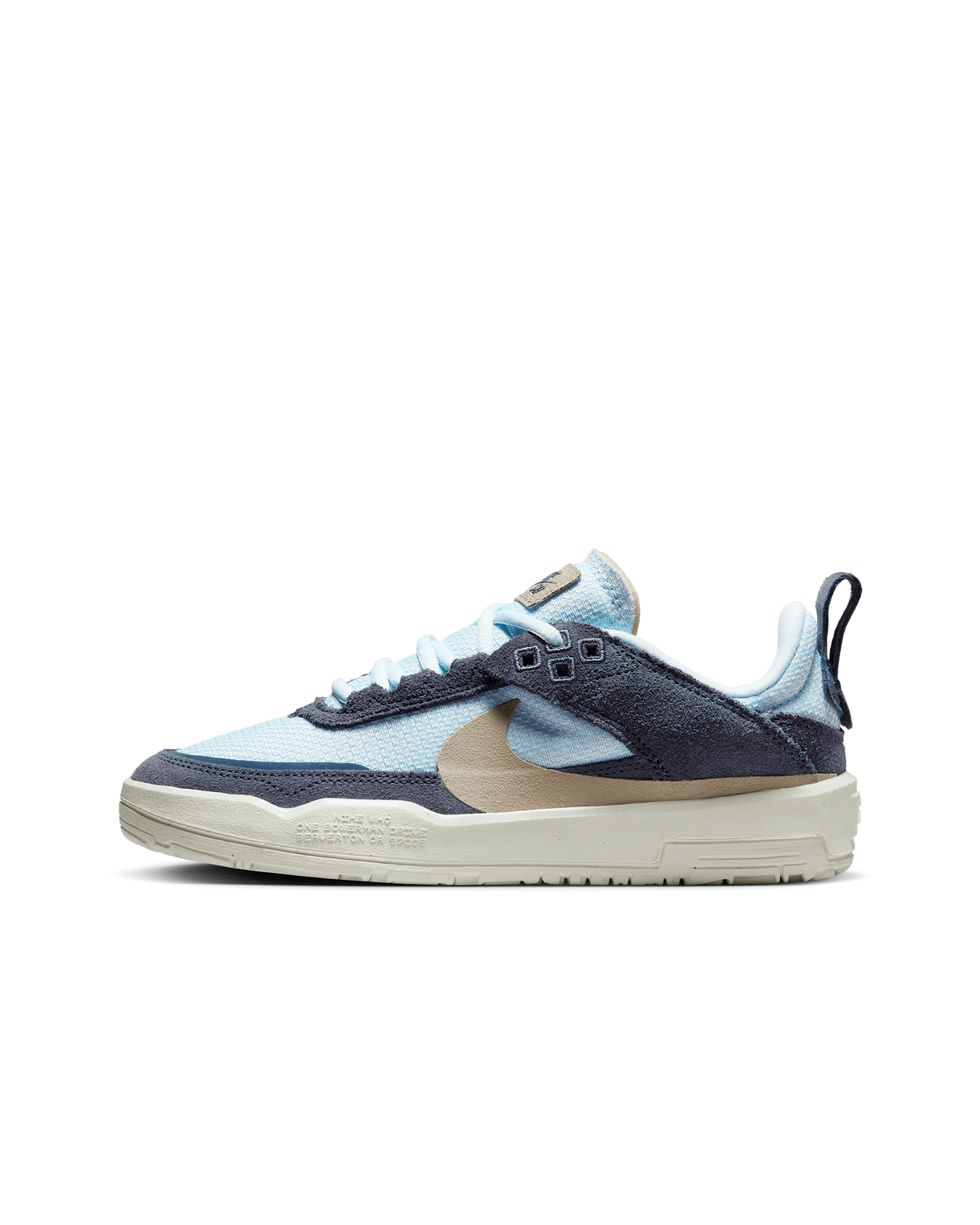 Nike SB Day One Big Kids' Skate Shoes - Thunder Blue/Blue Tint/Sail/Khaki