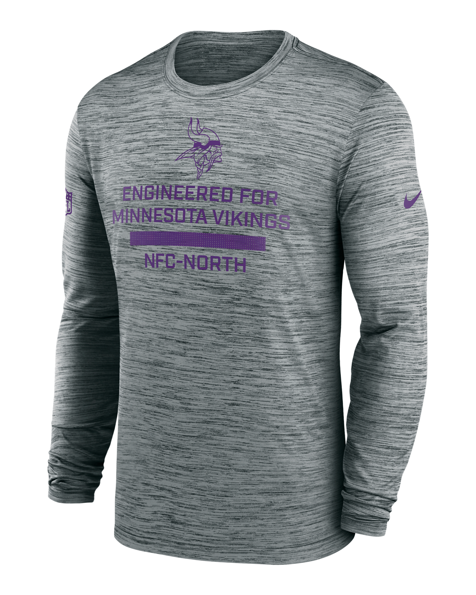 Minnesota Vikings Sideline Team Issue Velocity Men's Nike Dri-FIT