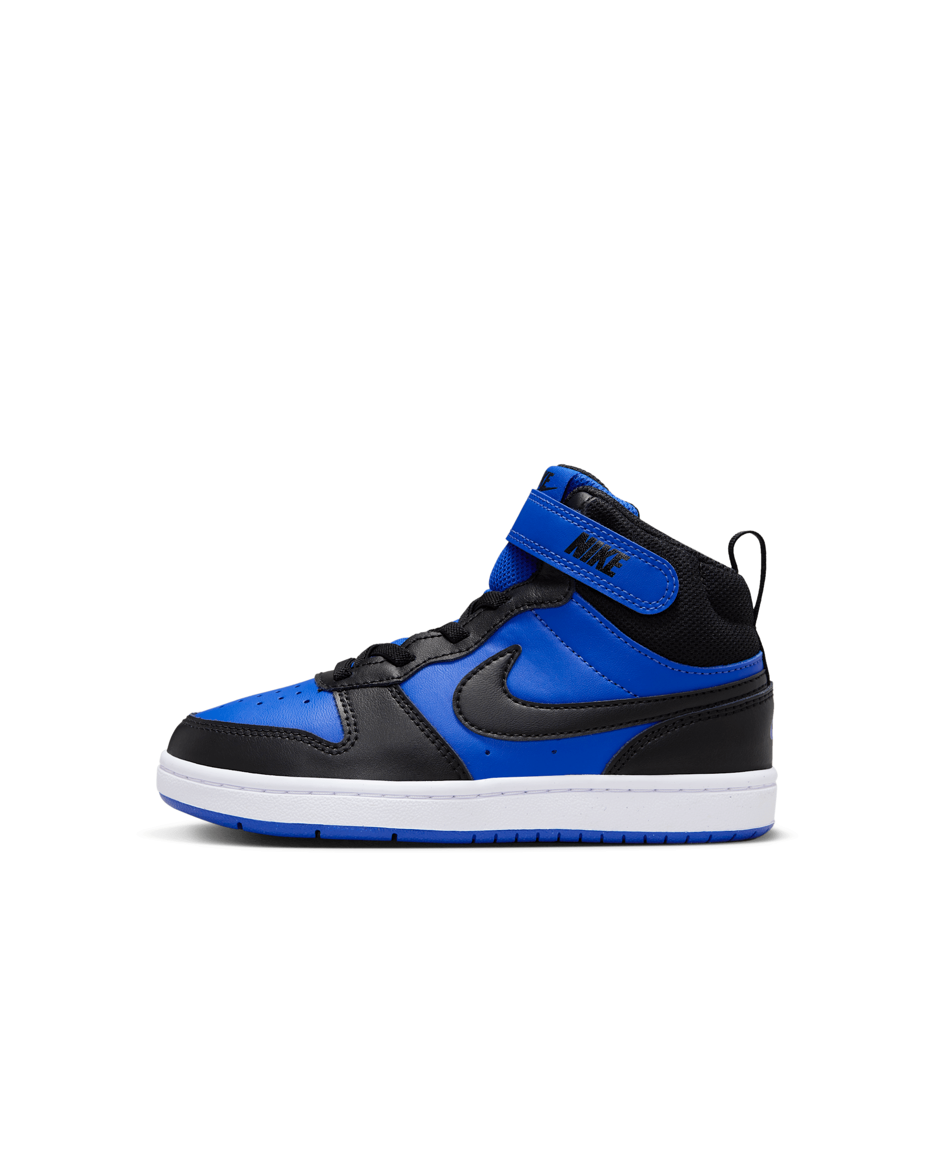 Nike Court Borough Mid 2 Little Kids' Shoes - Game Royal/White/Black