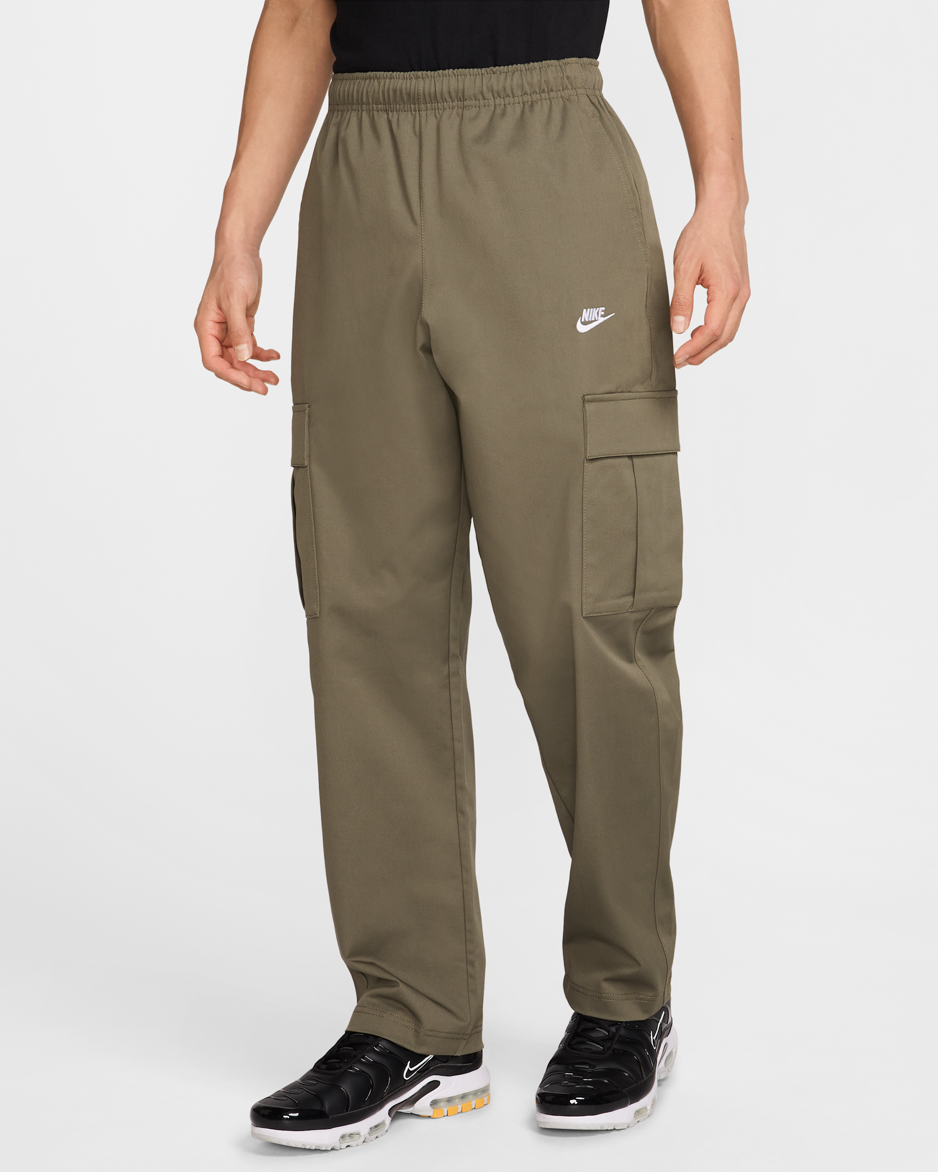 Nike Club-cargobukser til mænd - Medium Olive