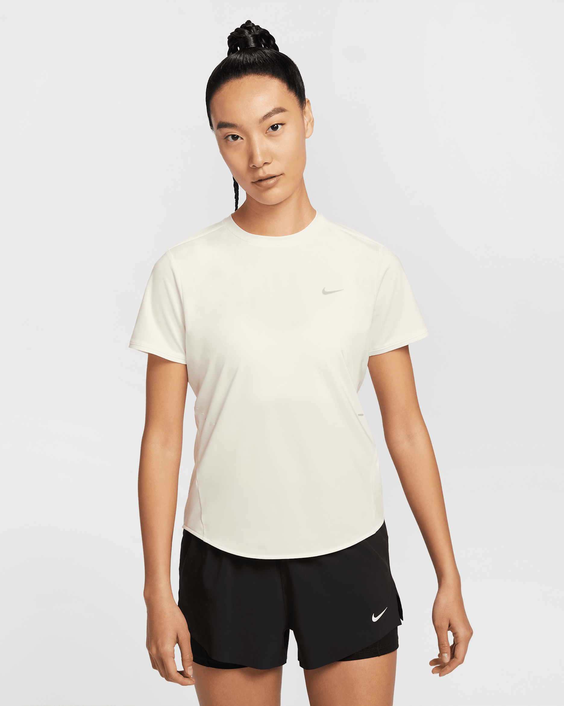 Nike Swift Women's Dri-FIT Short-Sleeve Running Top - Sail