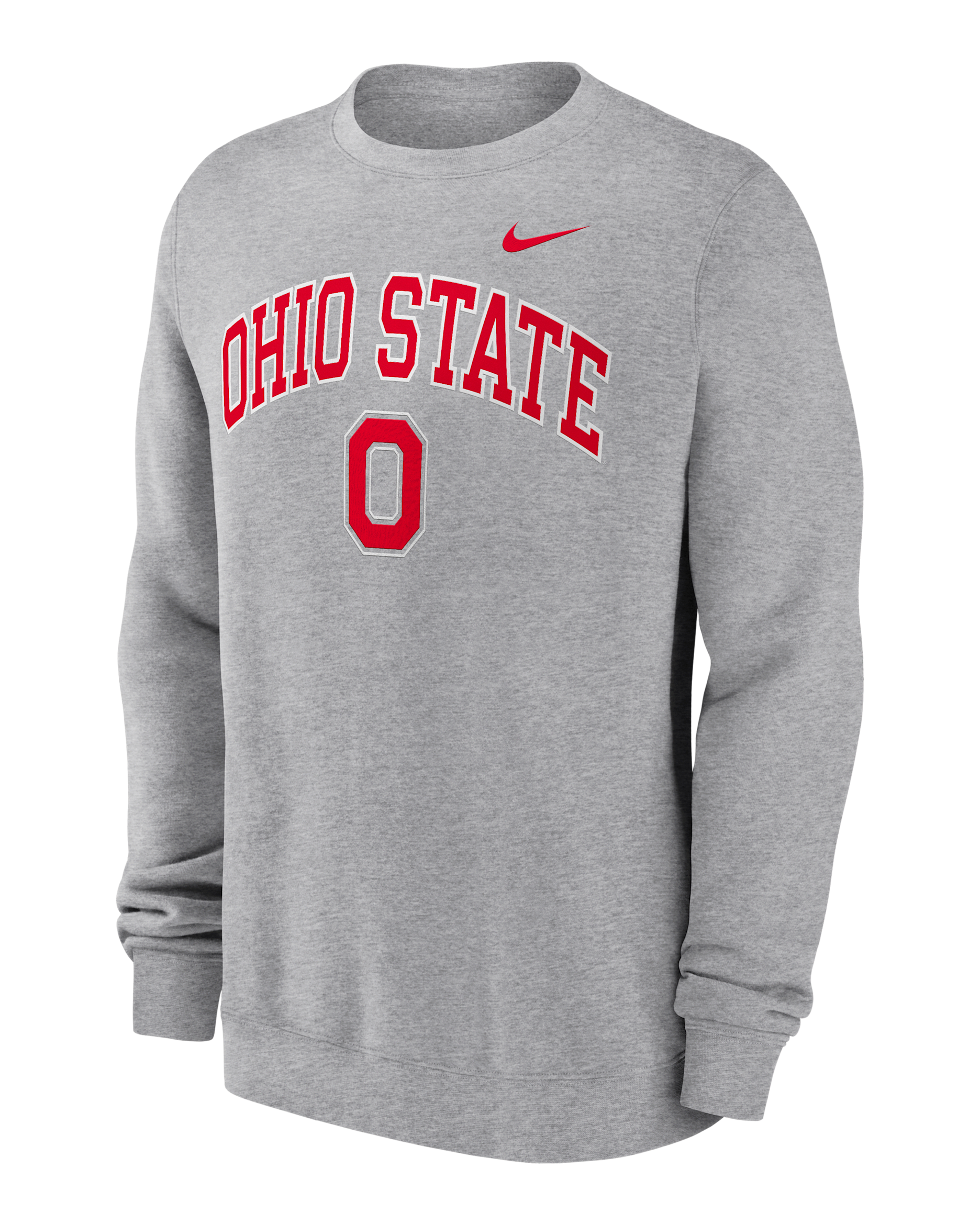 Ohio State Arch Men's Nike College Pullover Crew - Grey