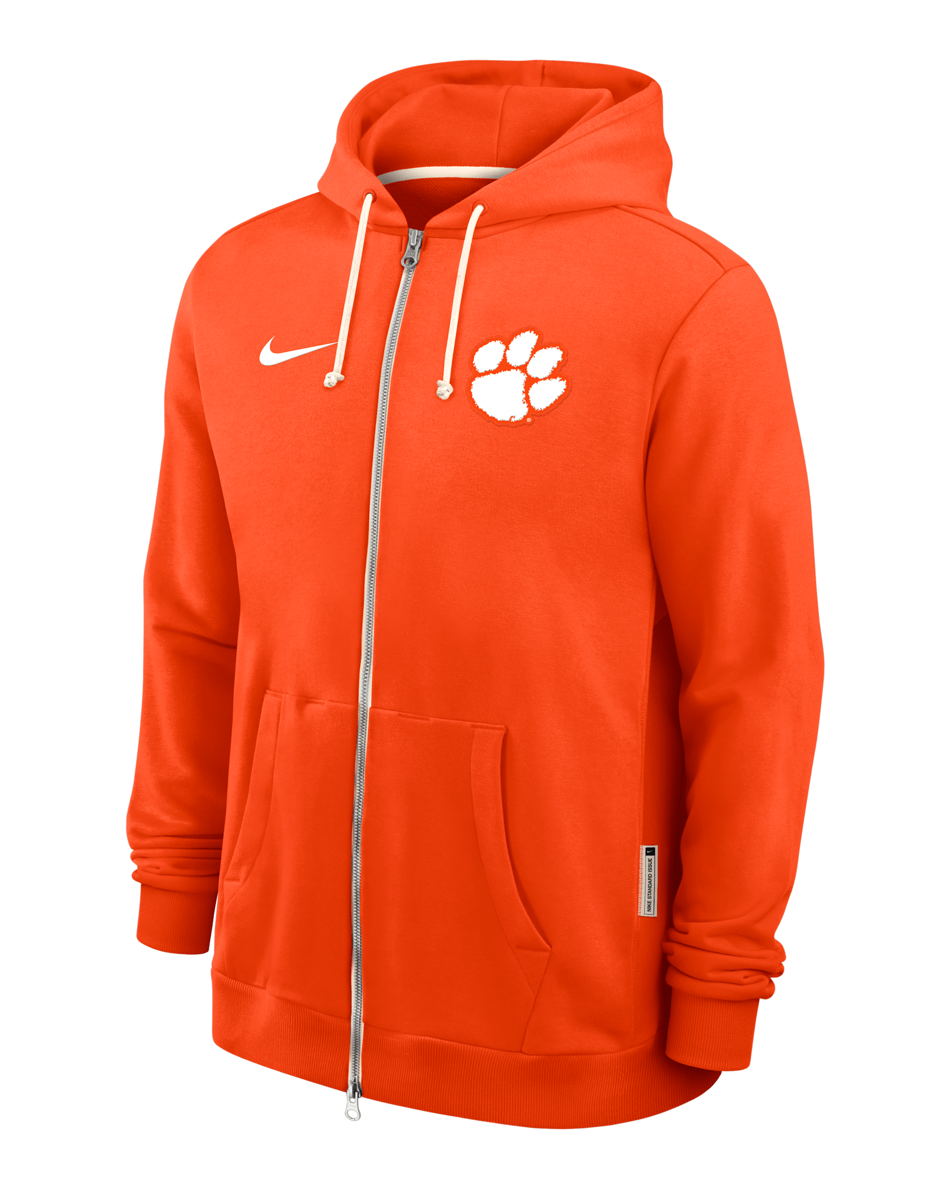 Clemson Sideline Men's Nike Dri-FIT College Full-Zip Hoodie - Orange