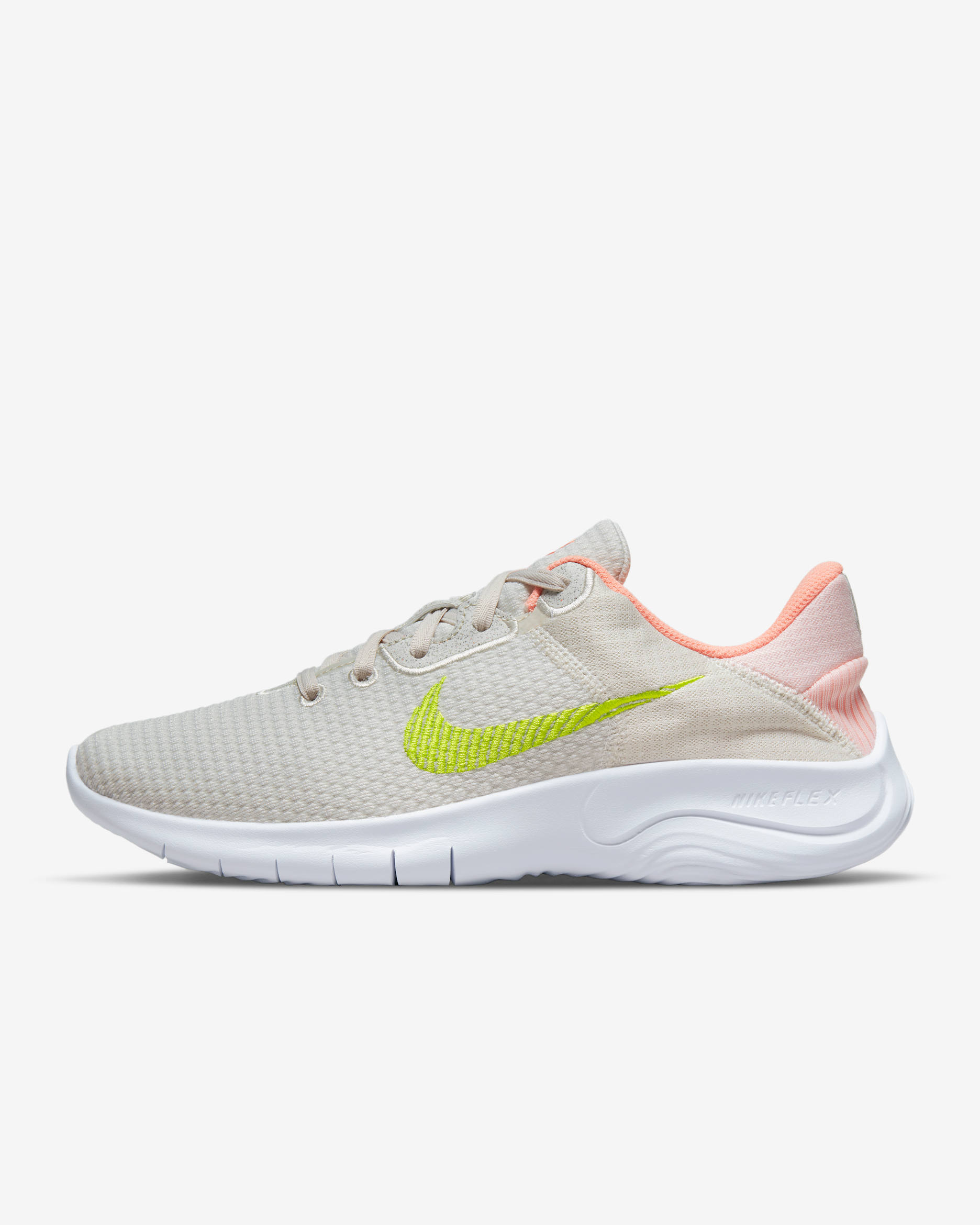 Nike Experience Run 11 Women's Road Running Shoes - Light Bone/Atmosphere/Crimson Bliss/Atomic Green