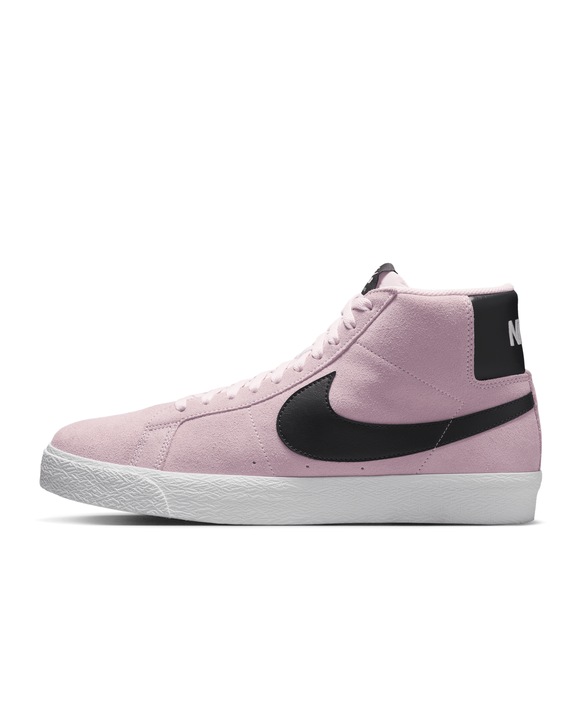 Nike SB Zoom Blazer Mid Skate Shoes - Pink Foam/White/Gum Yellow/Anthracite