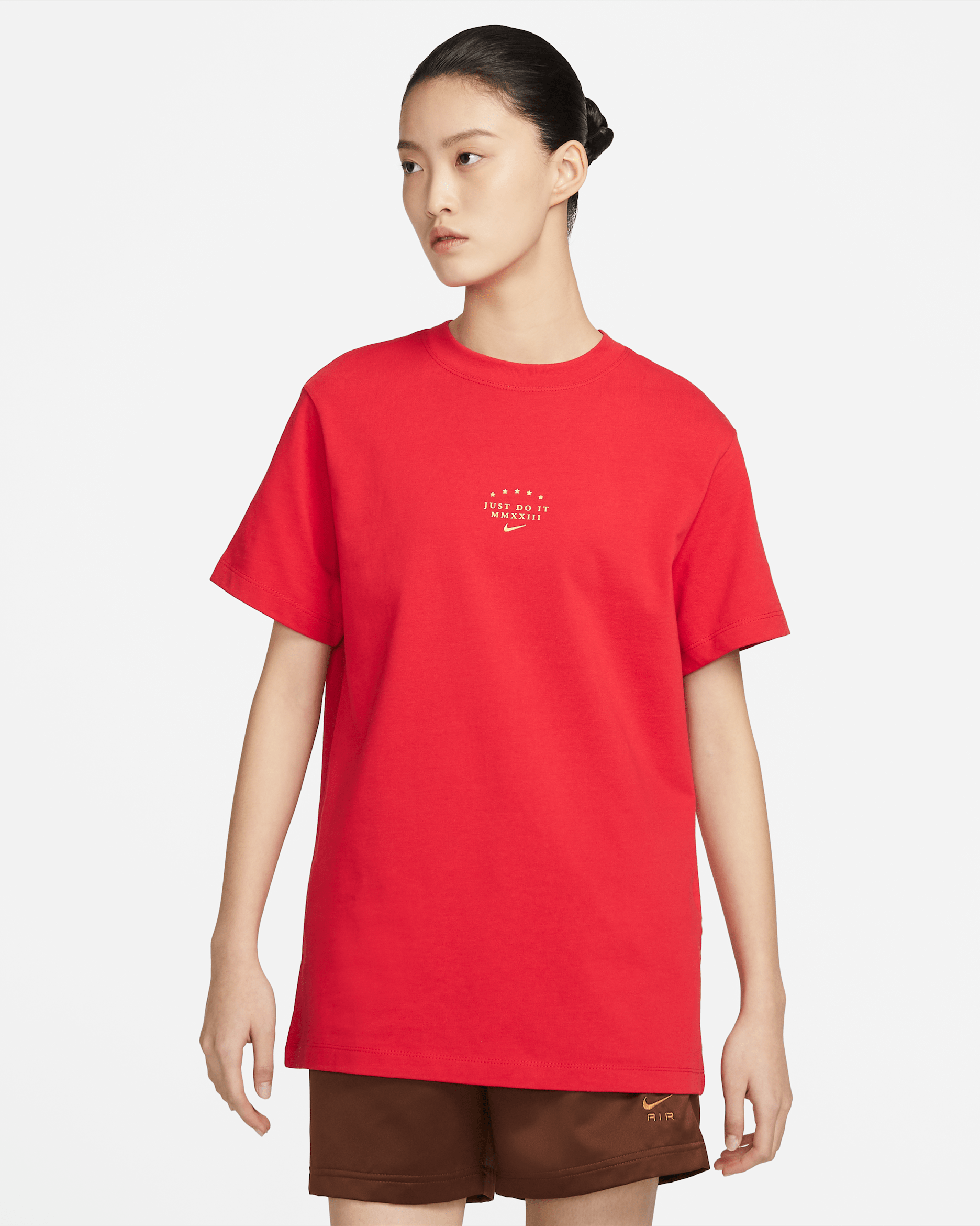 Nike Sportswear Women's Short-Sleeve T-Shirt - University Red