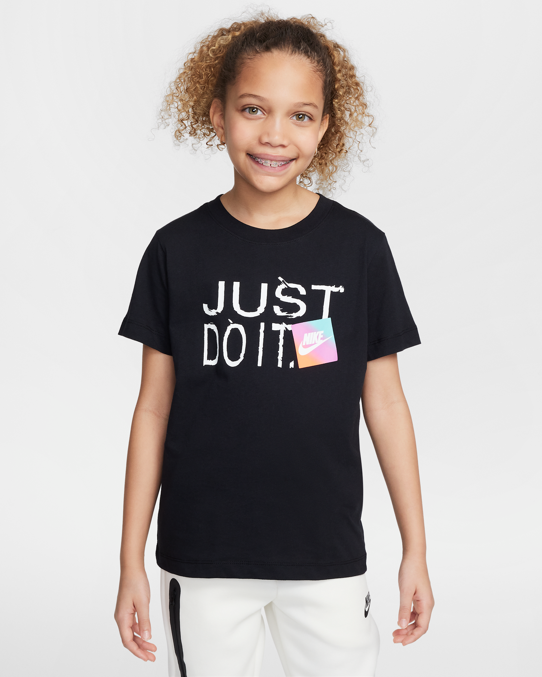 Nike Sportswear Big Kids' T-Shirt - Black