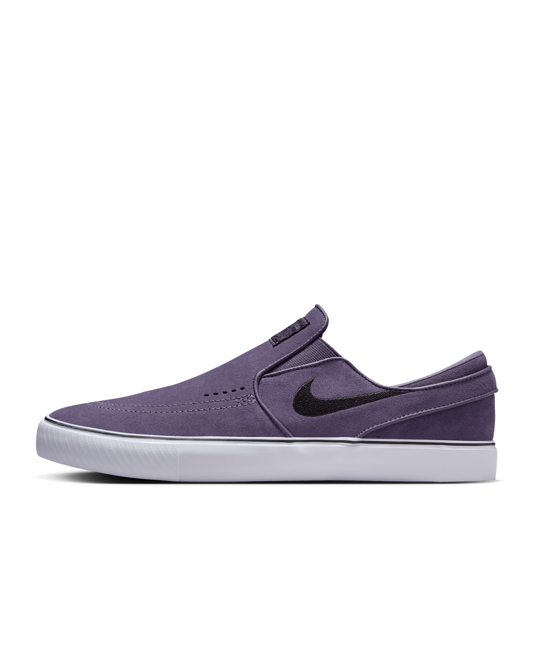 Nike SB Janoski+ Slip Skate Shoes - Dark Raisin/Dark Raisin/White/Black