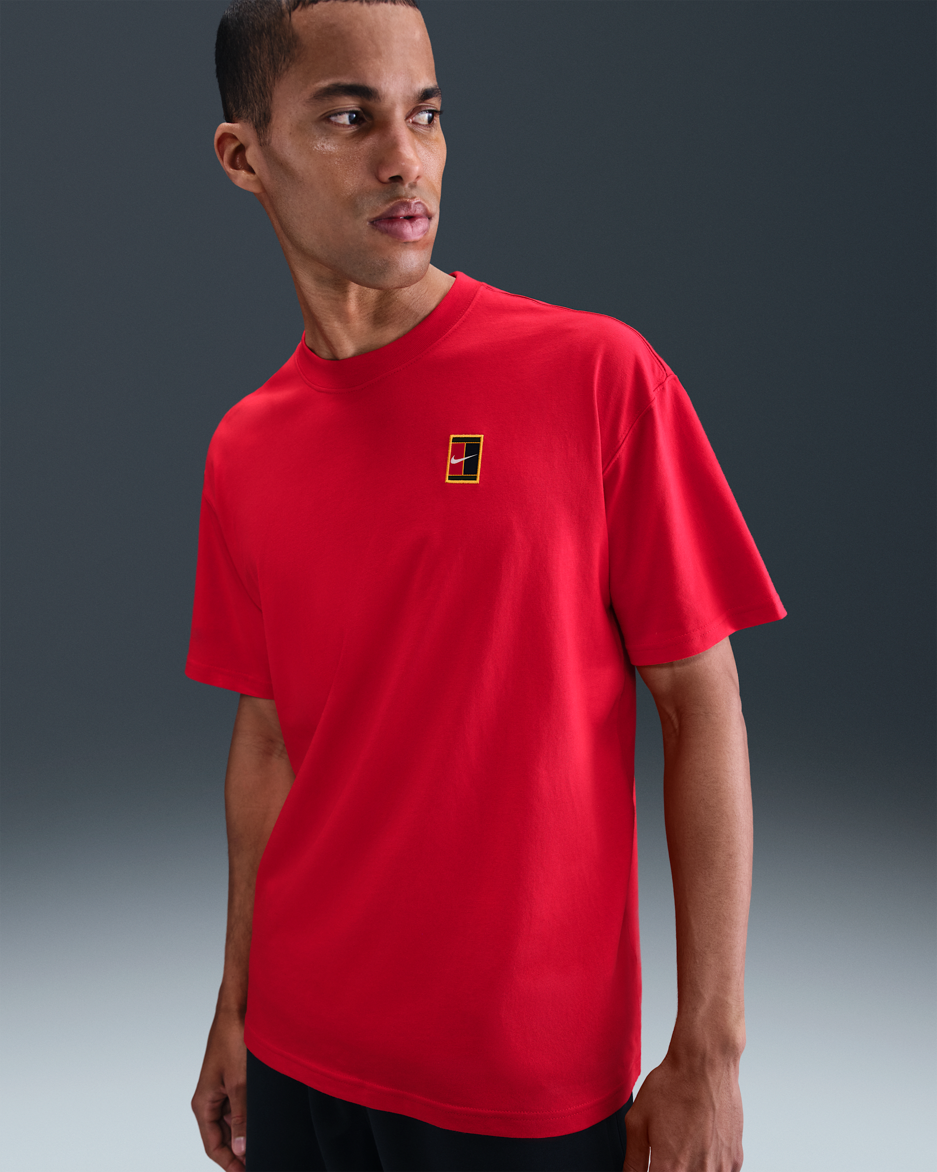 Playera de tenis Max90 para hombre NikeCourt - Rojo universitario