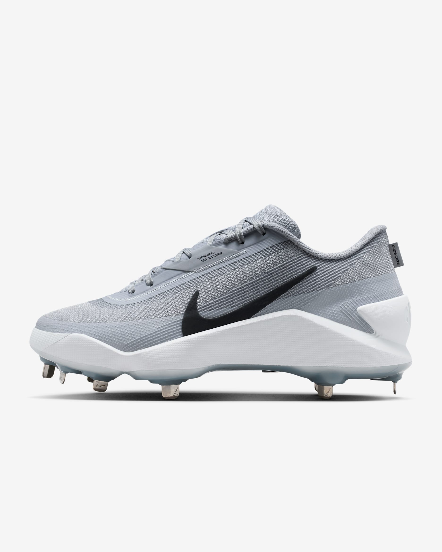 Nike Diamond Showcase MTL Baseball Cleats - Wolf Grey/White/Black