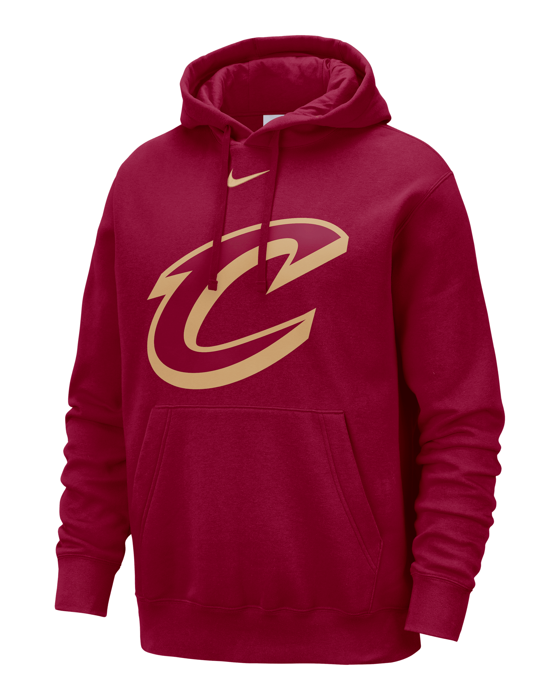 Cleveland Cavaliers Club Men's Nike NBA Pullover Hoodie - Team Red/Club Gold