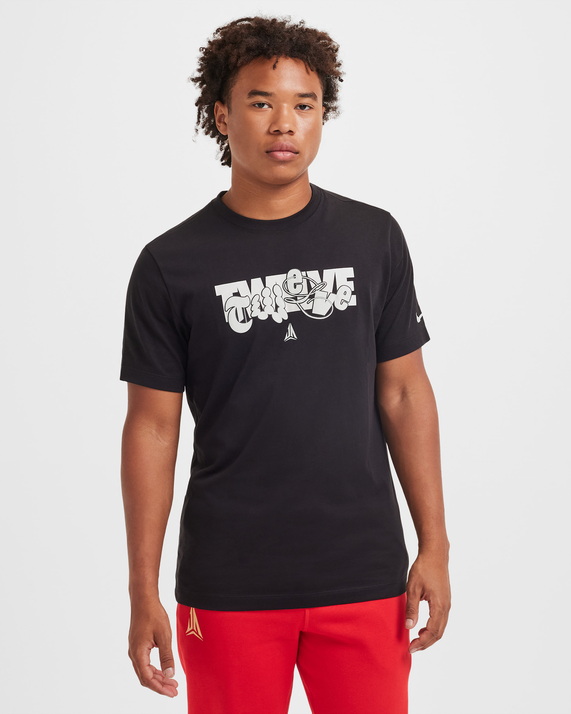 Playera de básquetbol Nike Dri-FIT para hombre Ja - Negro