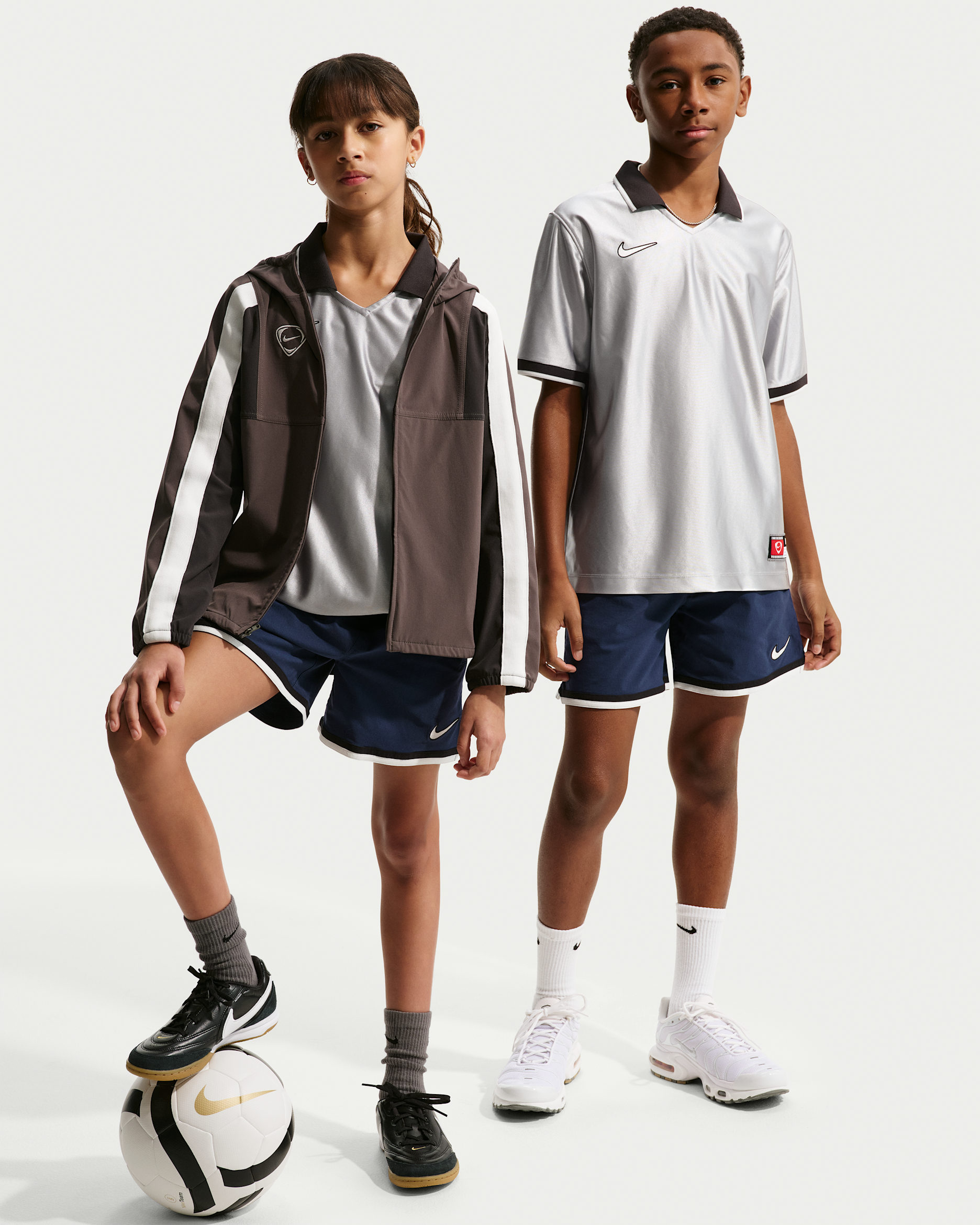 Fotbalové kraťasy Nike Energy Dri-FIT pro větší děti - Midnight Navy/Midnight Navy/Pink Foam/Court Blue