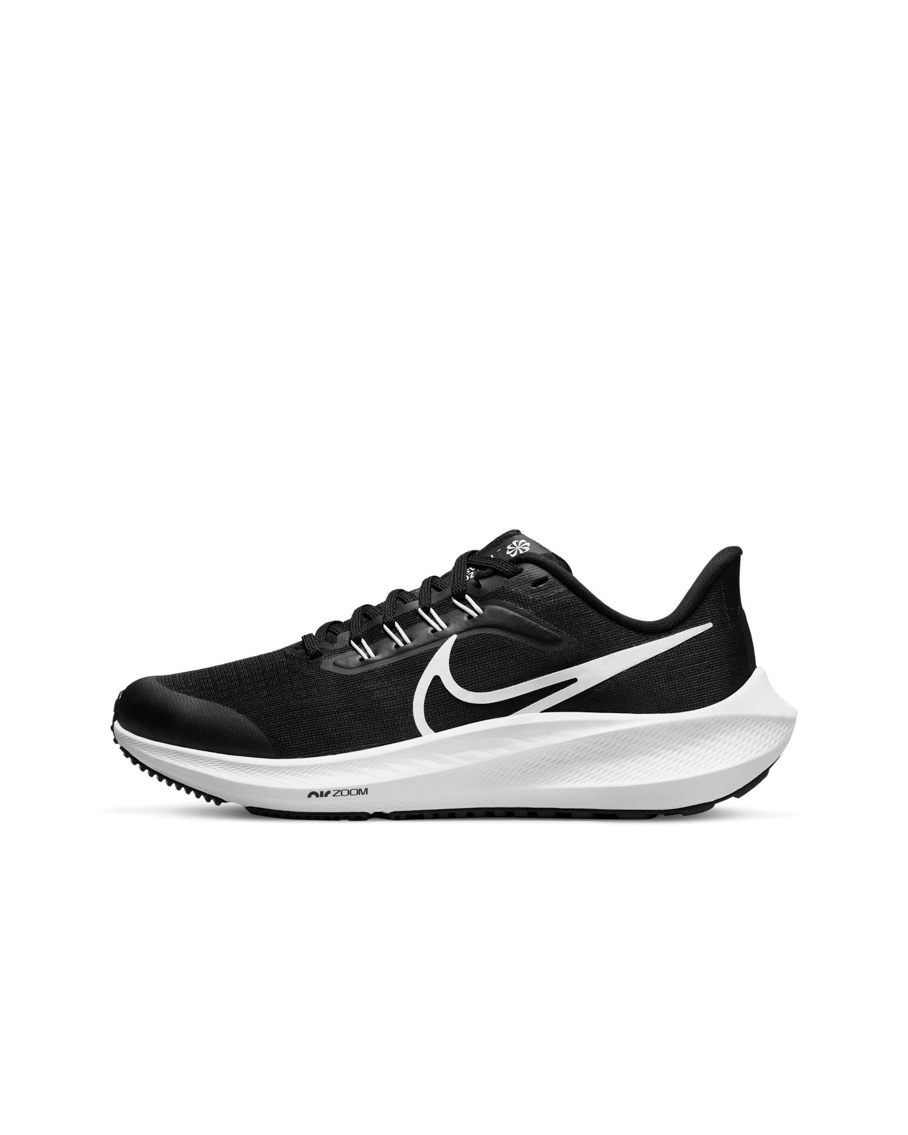 Nike Air Zoom Pegasus 39 Older Kids' Road Running Shoes - Black/White/White