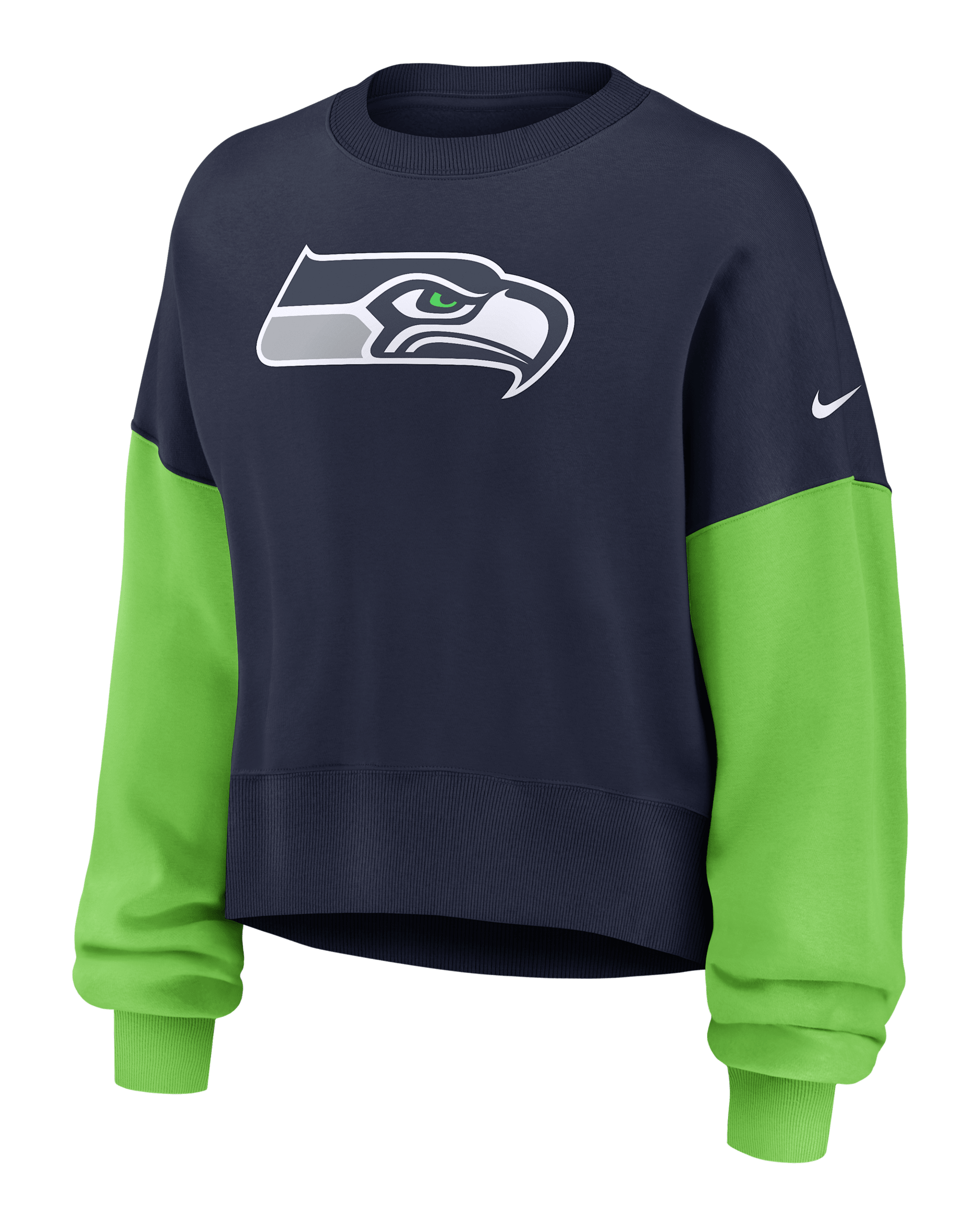 Seattle Seahawks Women's Nike NFL Pullover Crew - College Navy