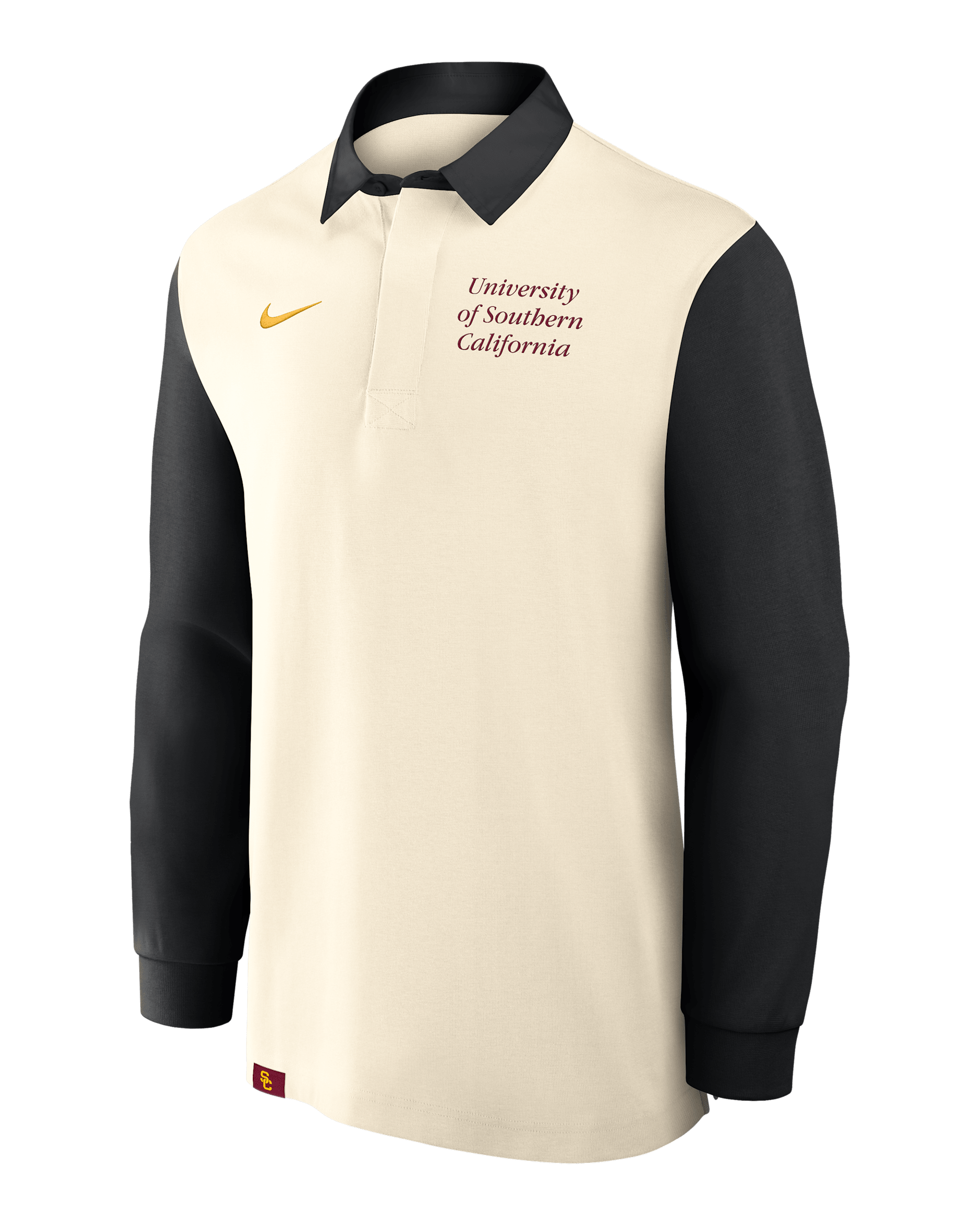 USC Rugby Men's Nike College Long-Sleeve Top - Tan/Beige