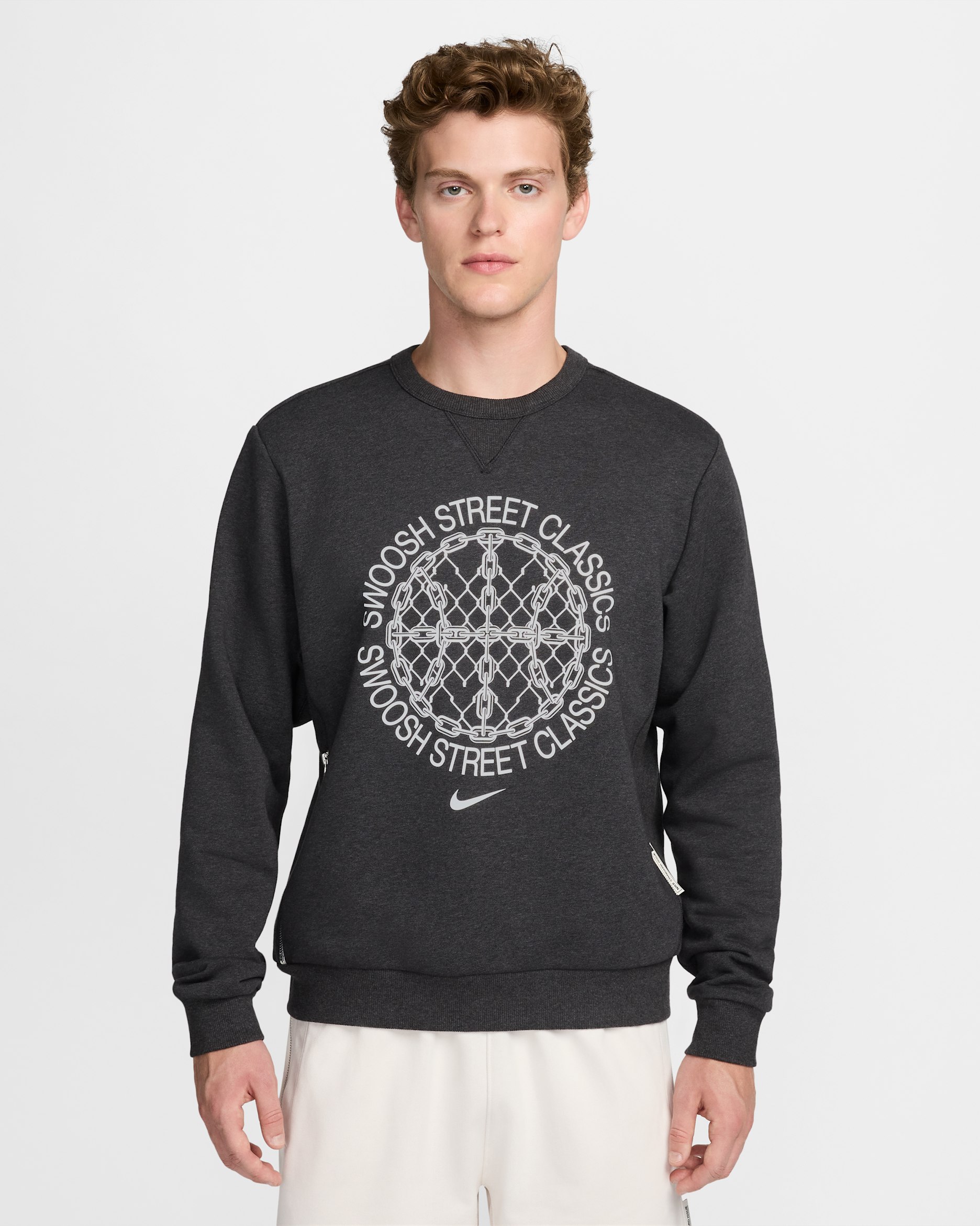 Nike Standard Issue Men's Dri-FIT Basketball Crew-Neck Sweatshirt