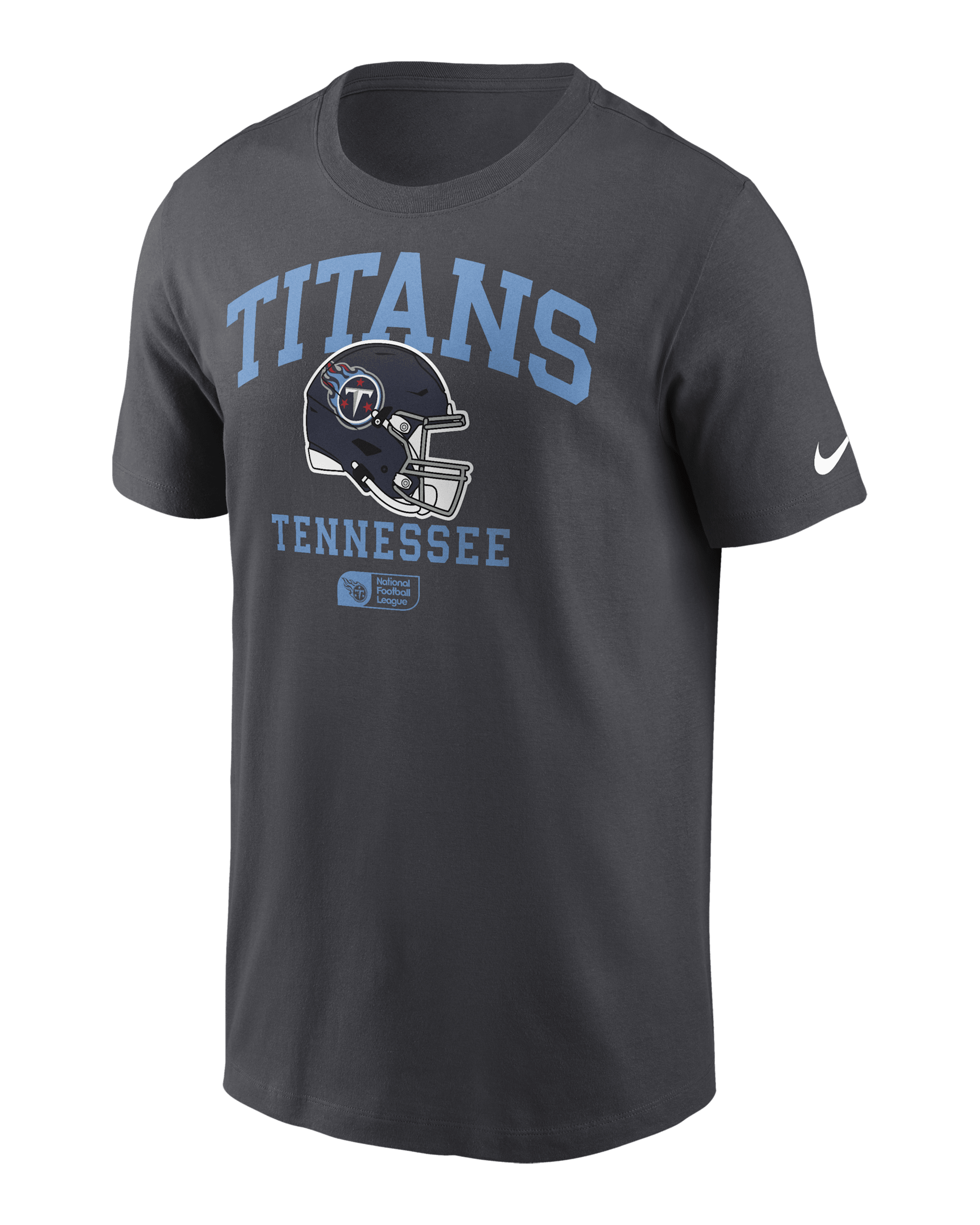 Tennessee Titans Helmet Essential Men's Nike NFL T-Shirt - Anthracite