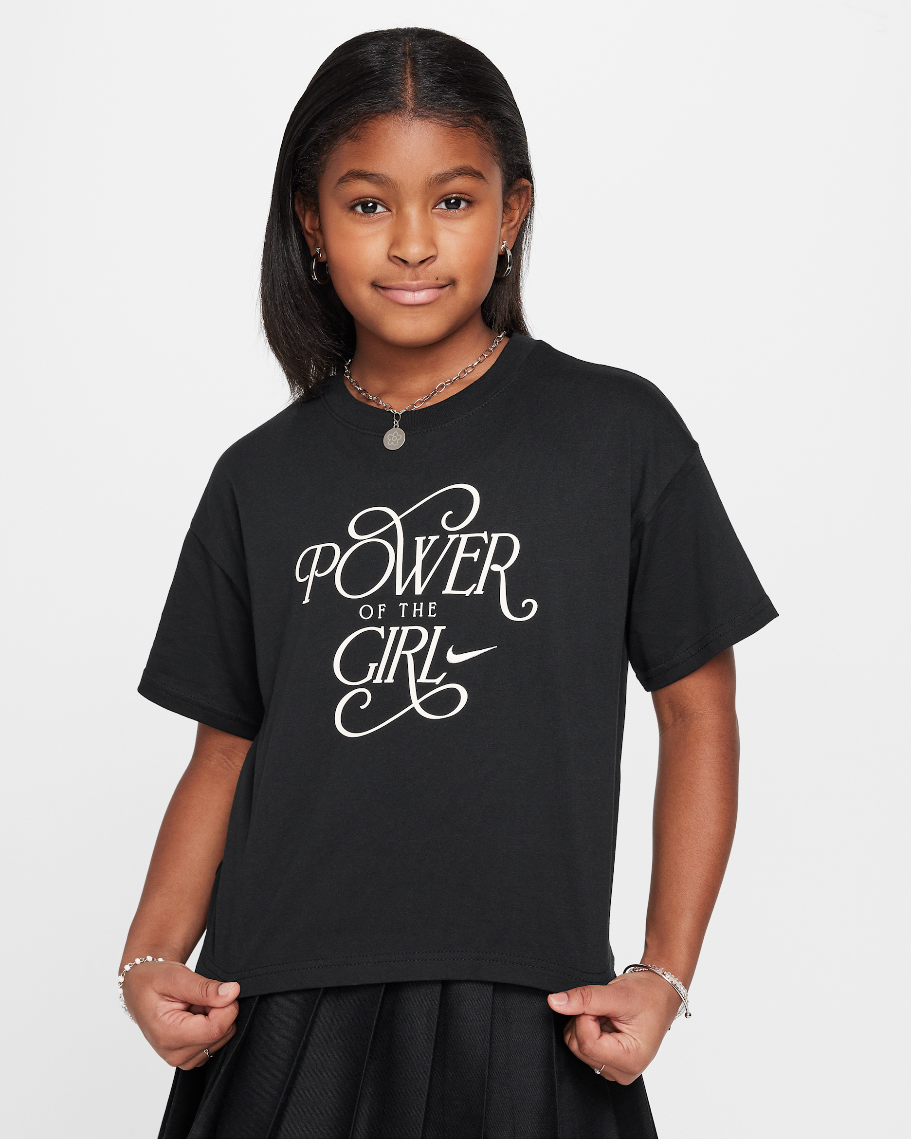 Nike Sportswear Camiseta - Niña - Negro