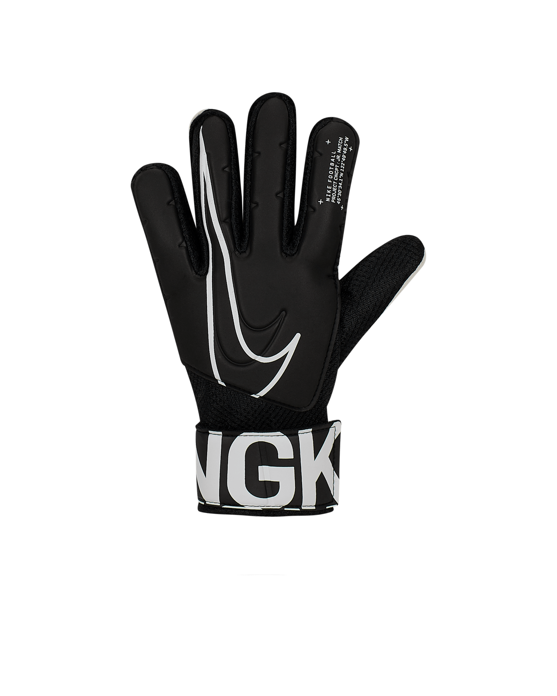 Nike Jr. Match Goalkeeper Kids' Soccer Gloves - Black/White