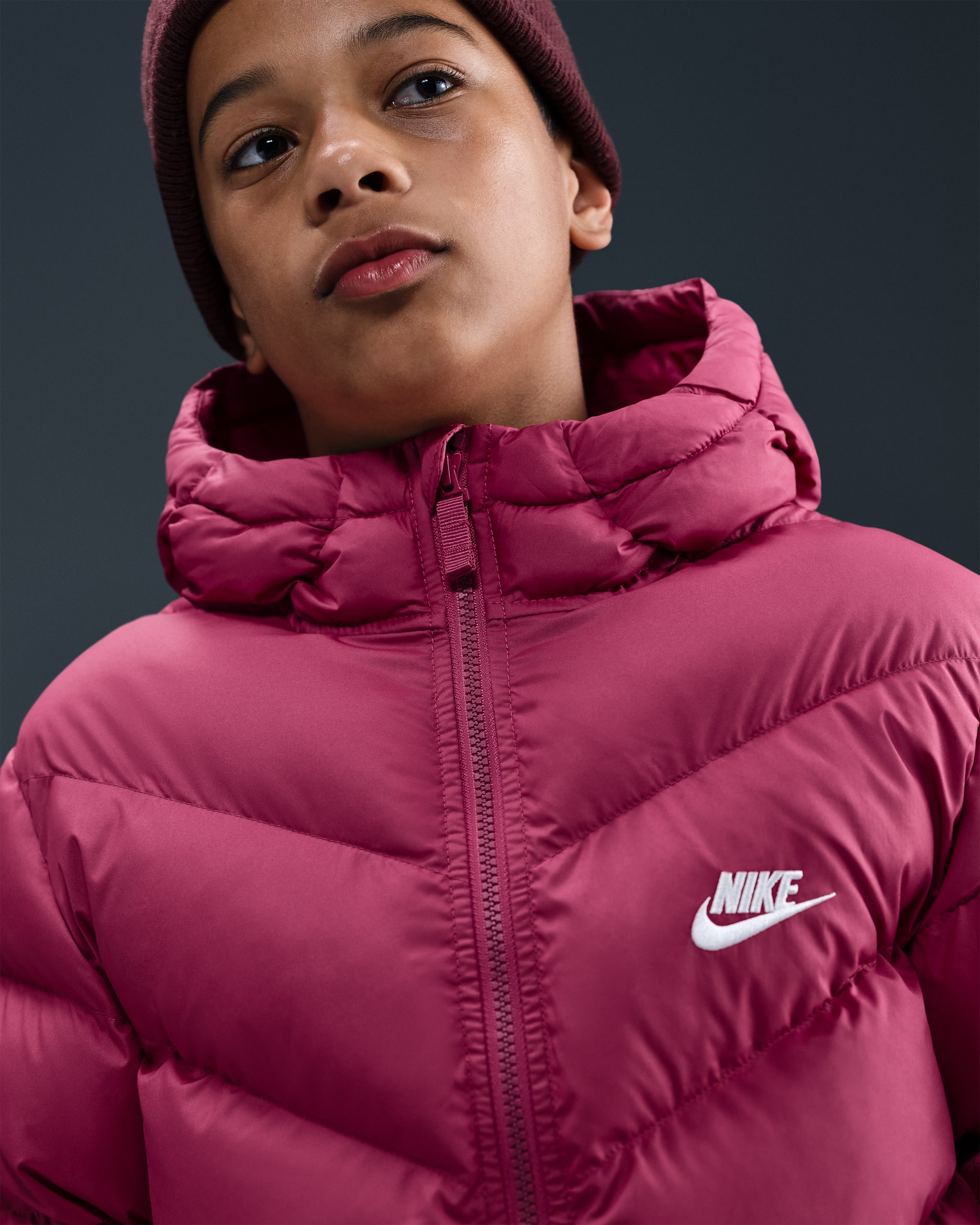 Nike Sportswear All Day Play Big Kids' Therma-FIT Loose-Fit Puffer Jacket