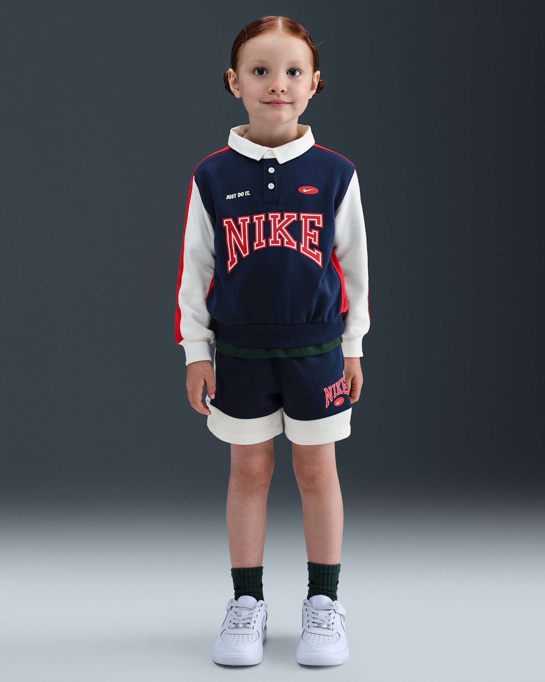 Nike Game Day Essentials Toddler French Terry Shorts - Midnight Navy