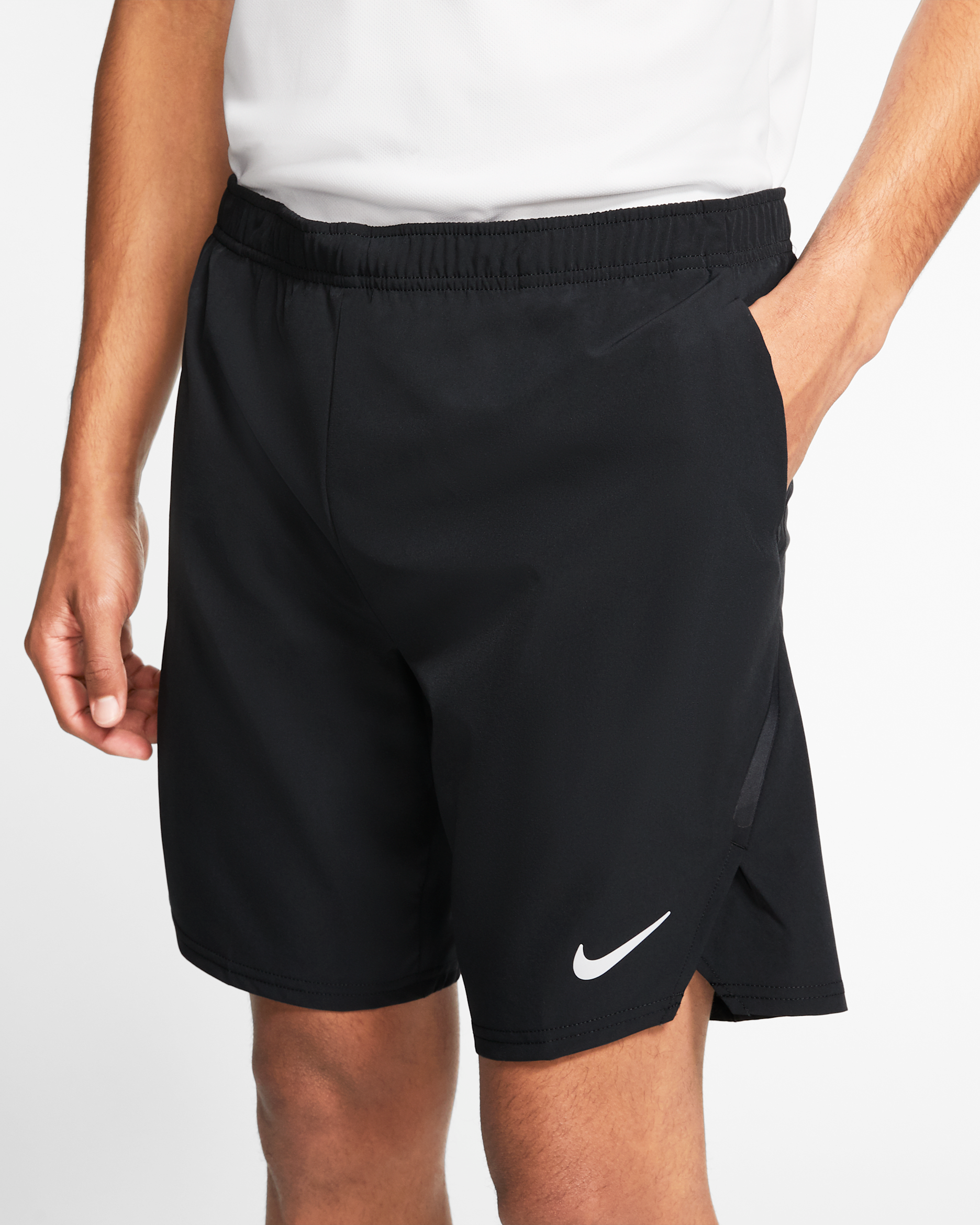 NikeCourt Flex Ace tennisshorts til herre - Svart/Svart/Svart/Svart