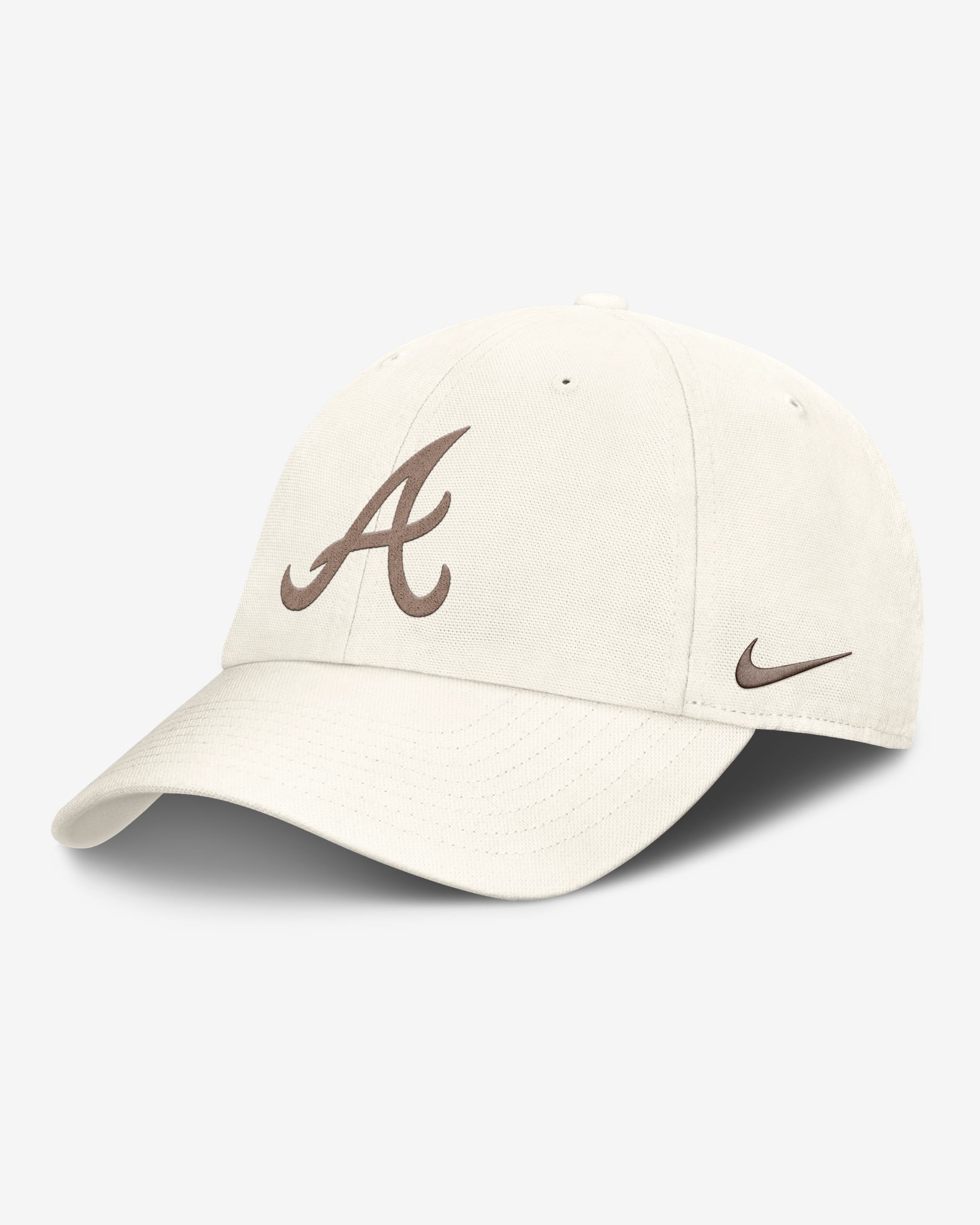 Atlanta Braves Club Men's Nike MLB Adjustable Hat - Sail