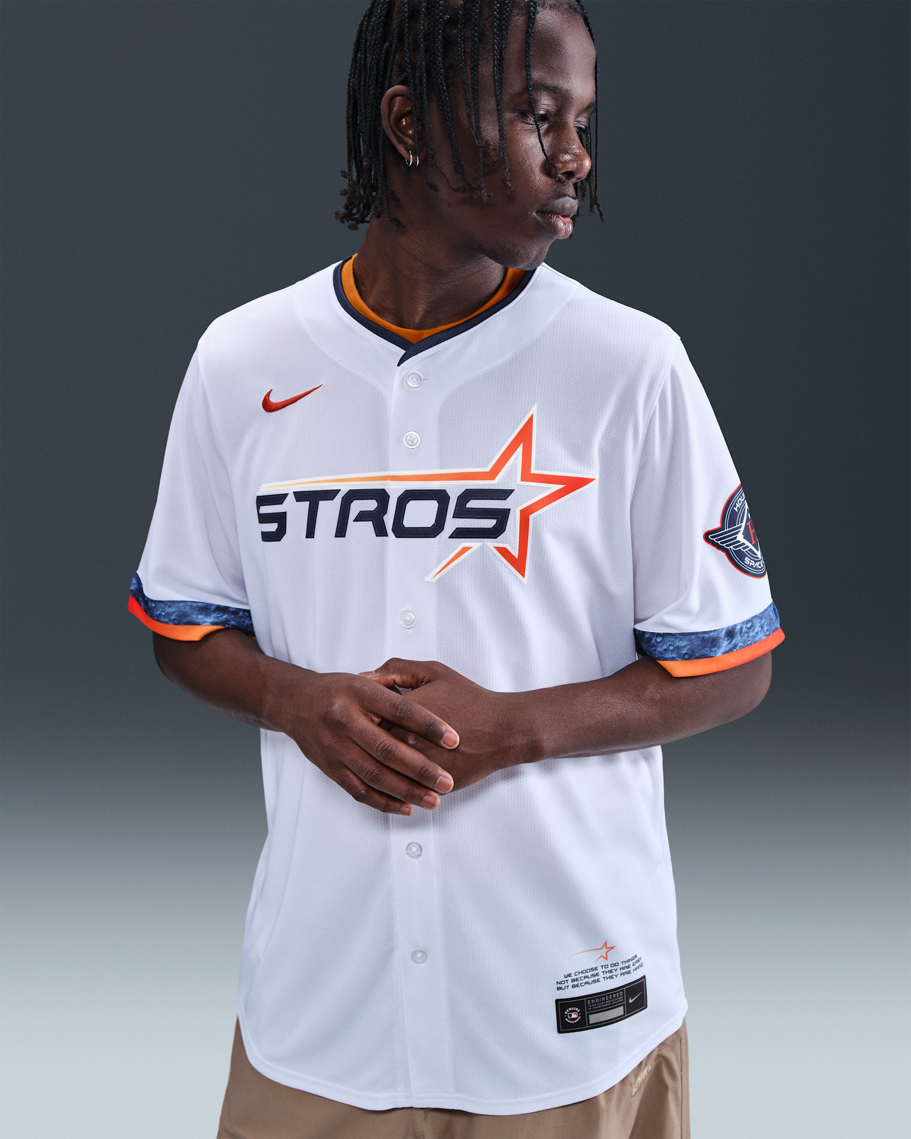 Houston Astros City Connect Men’s Nike Dri-FIT ADV MLB Limited Jersey - White