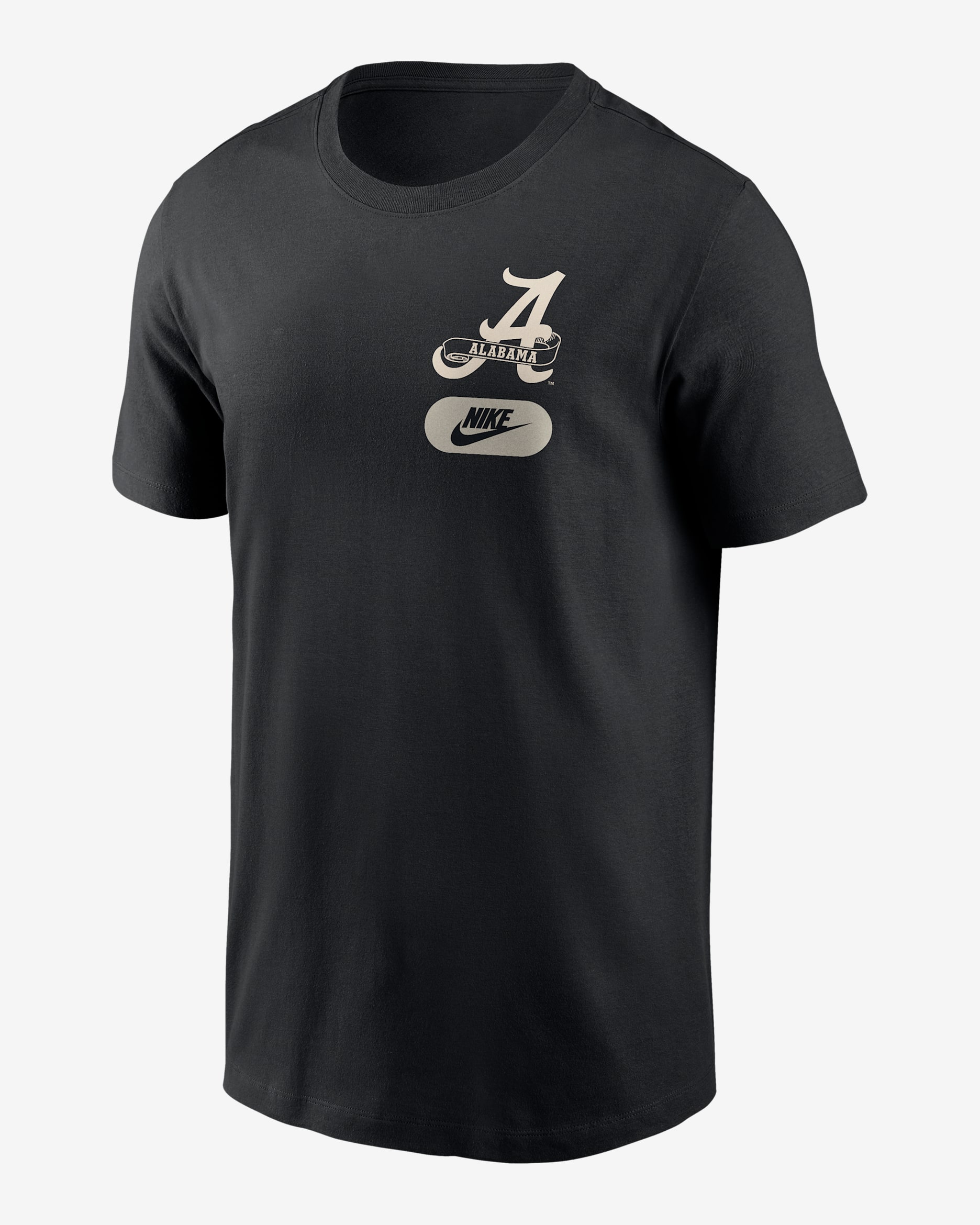 Alabama 2-Hit Men's Nike College T-Shirt - Black
