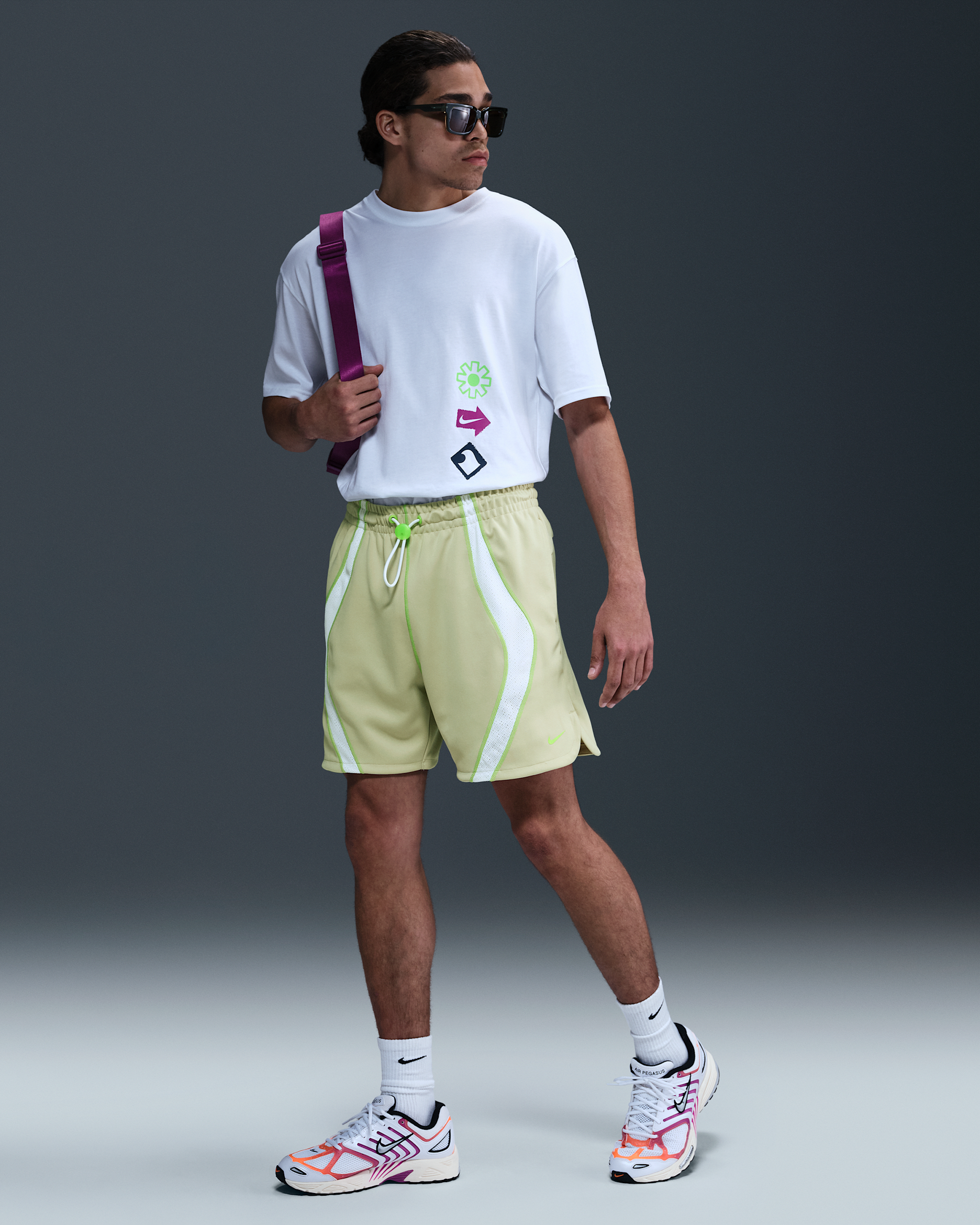 Nike Project F.R.O.G. Men's Woven Shorts - Olive Aura/White/Green Strike