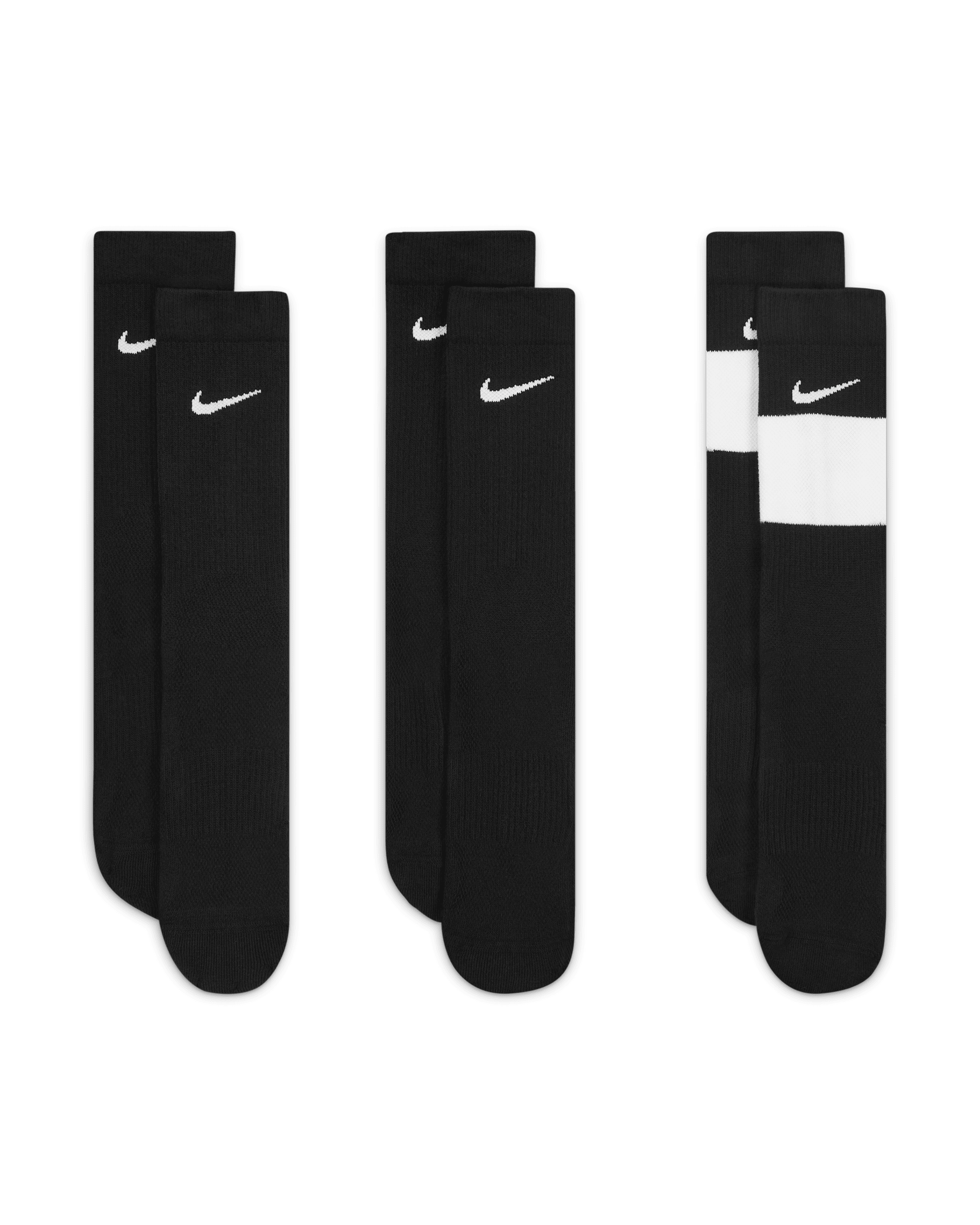 Nike Elite Kids' Basketball Crew Socks (3 Pairs)