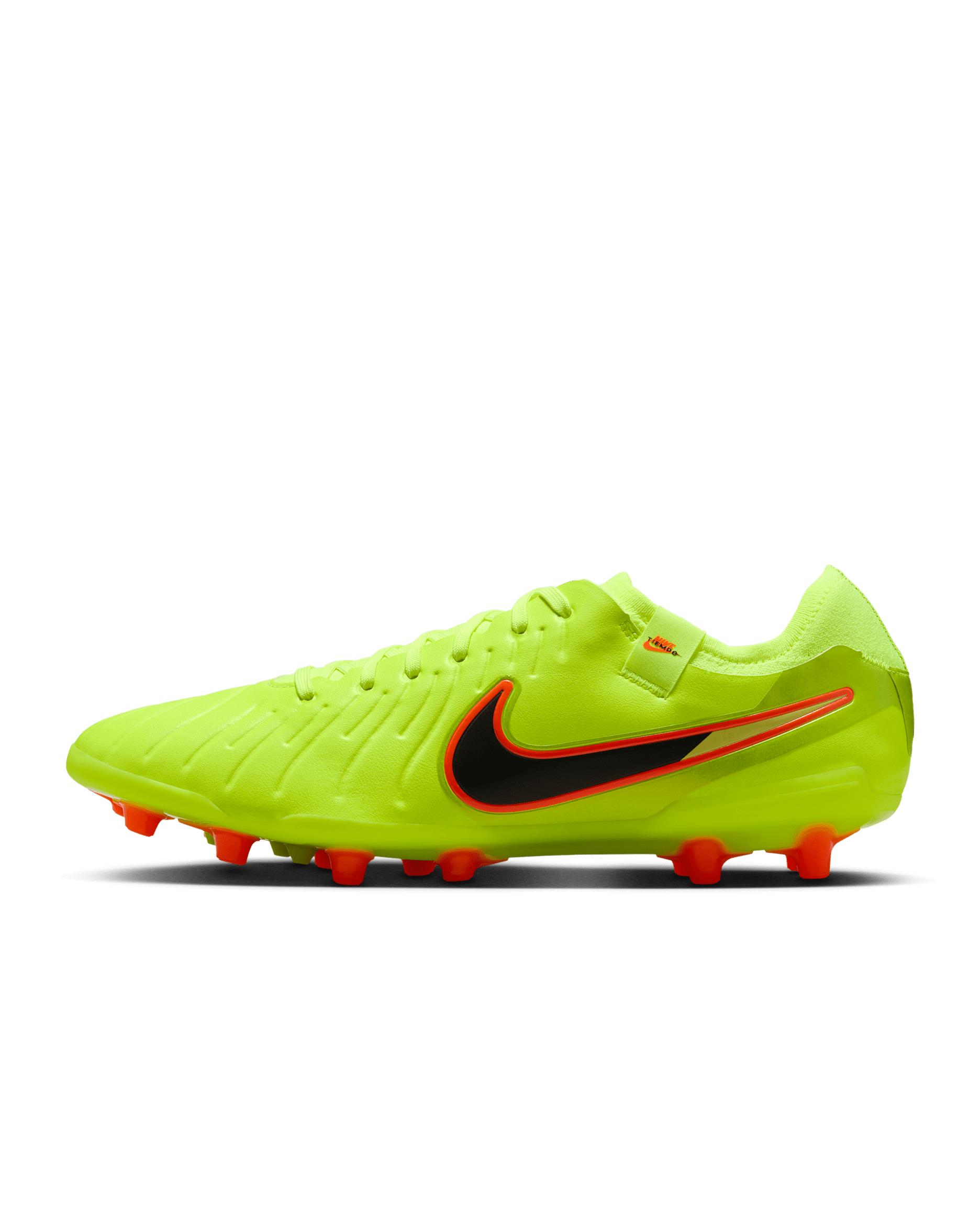 Nike Tiempo Legend 10 Pro Low-Top-Fußballschuh für Kunstrasen - Volt/Schwarz