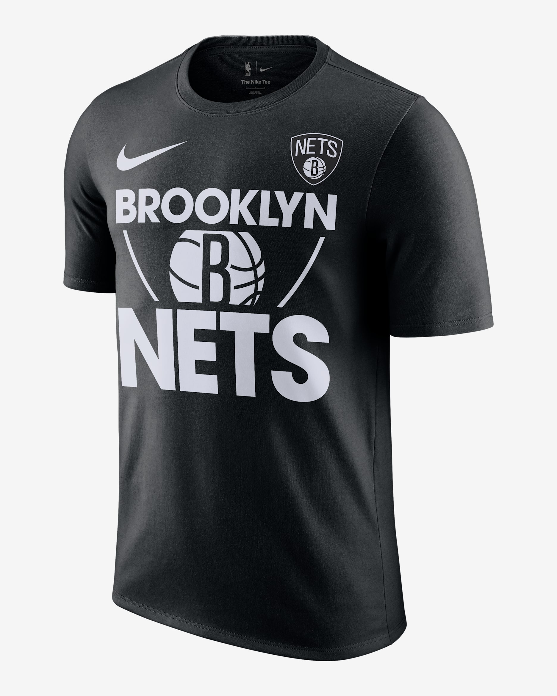 Brooklyn Nets Courtside Men's Nike NBA T-Shirt - Black