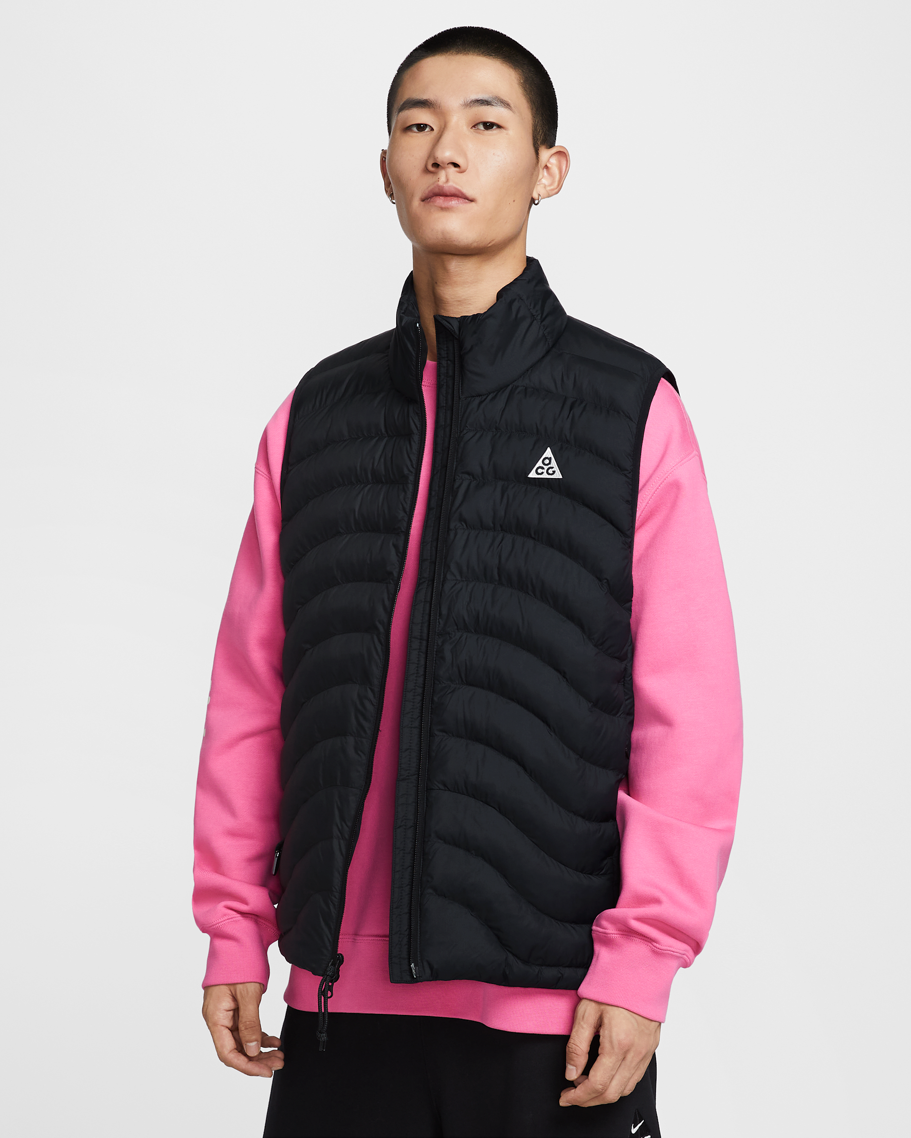 Nike ACG "Lava Flow" Men's Therma-FIT ADV Vest - Black/Black/Black/Summit White