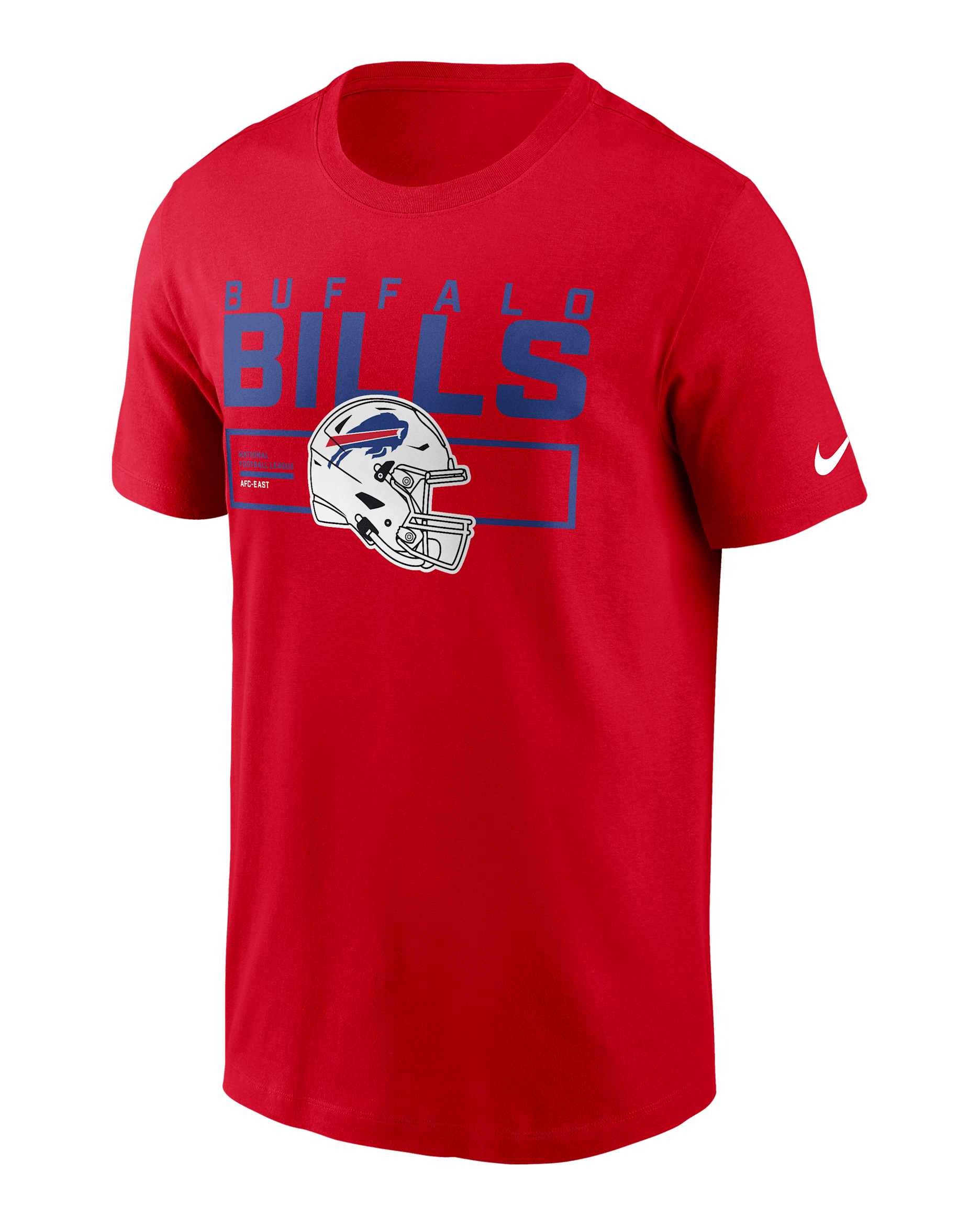 Buffalo Bills Helmet Essential Men's Nike NFL T-Shirt - Red