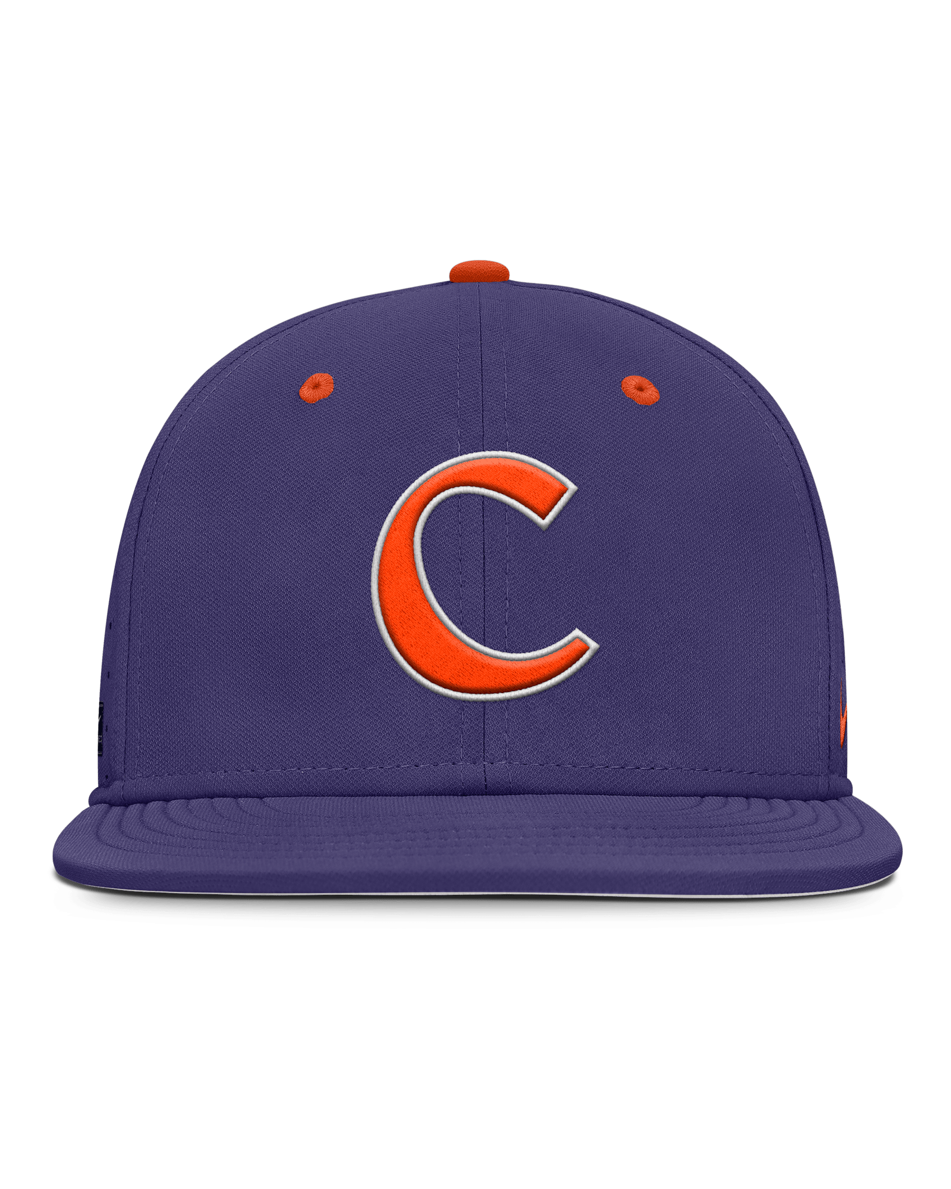 Clemson Tigers Dugout True Men’s Nike Dri-FIT College Fitted Hat - Purple